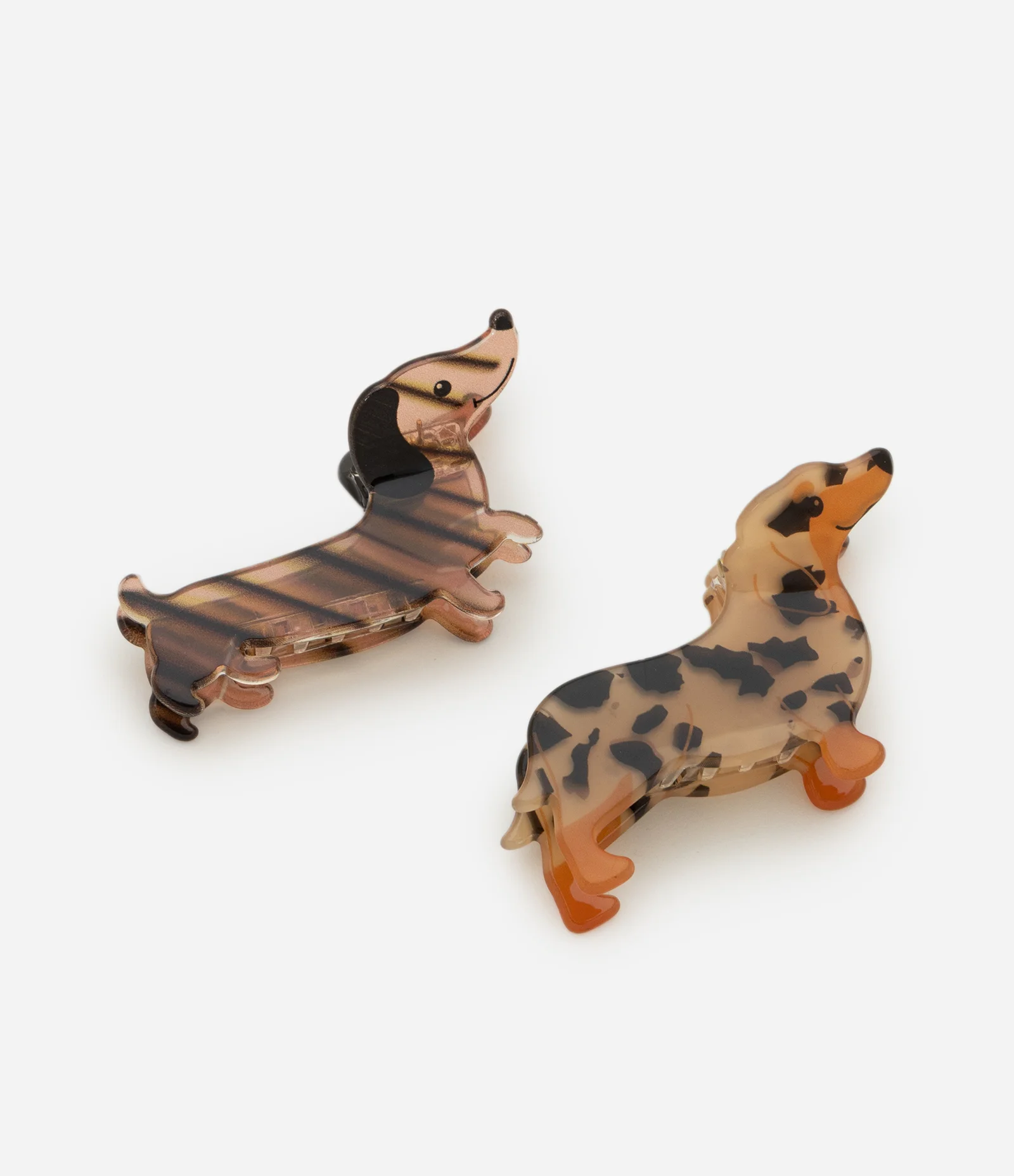 Kit 02 Piranhas Infantil de Cabelo Cachorro Salsichinha – Tam U Bege/Preto 1