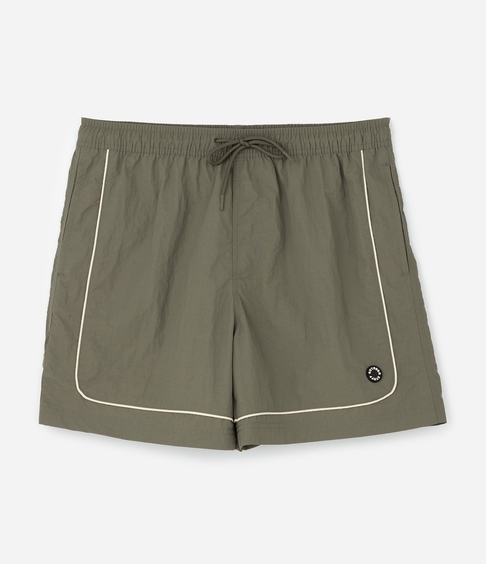 Bermuda Tecnológico Liso com piping contrastante Verde 4