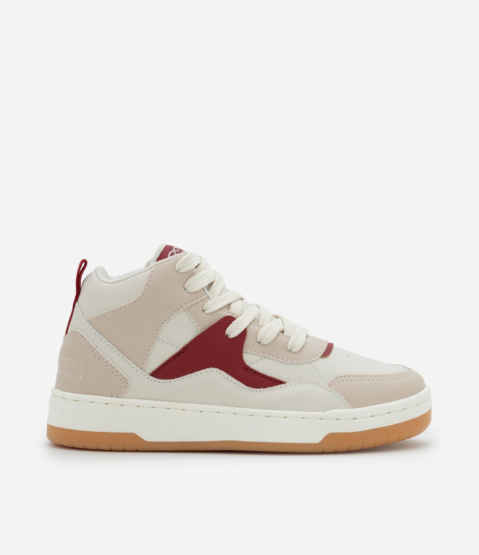 Tênis Infantil com Fechamento por Cadarço – Tam 28 a 35 Bege/Vinho 6