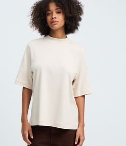 Blusa com Modelagem Alongada e Manga Ampla