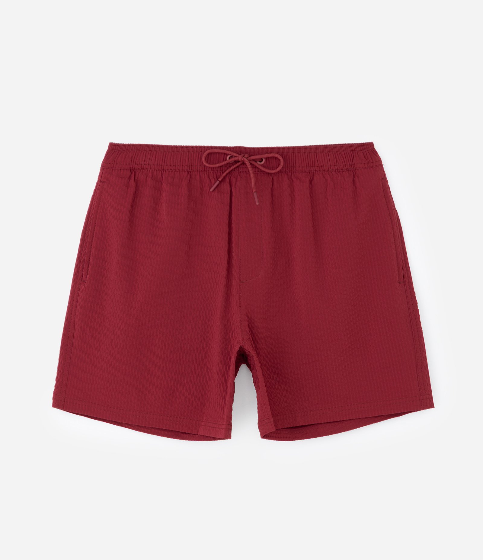 Bermuda de Banho em Microfibra com Elastano Vermelho 5