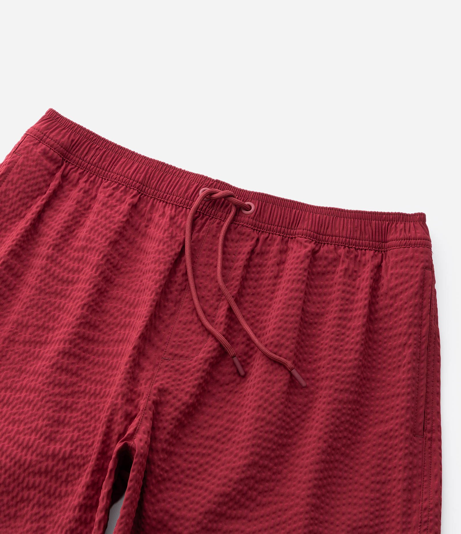 Bermuda de Banho em Microfibra com Elastano Vermelho 9