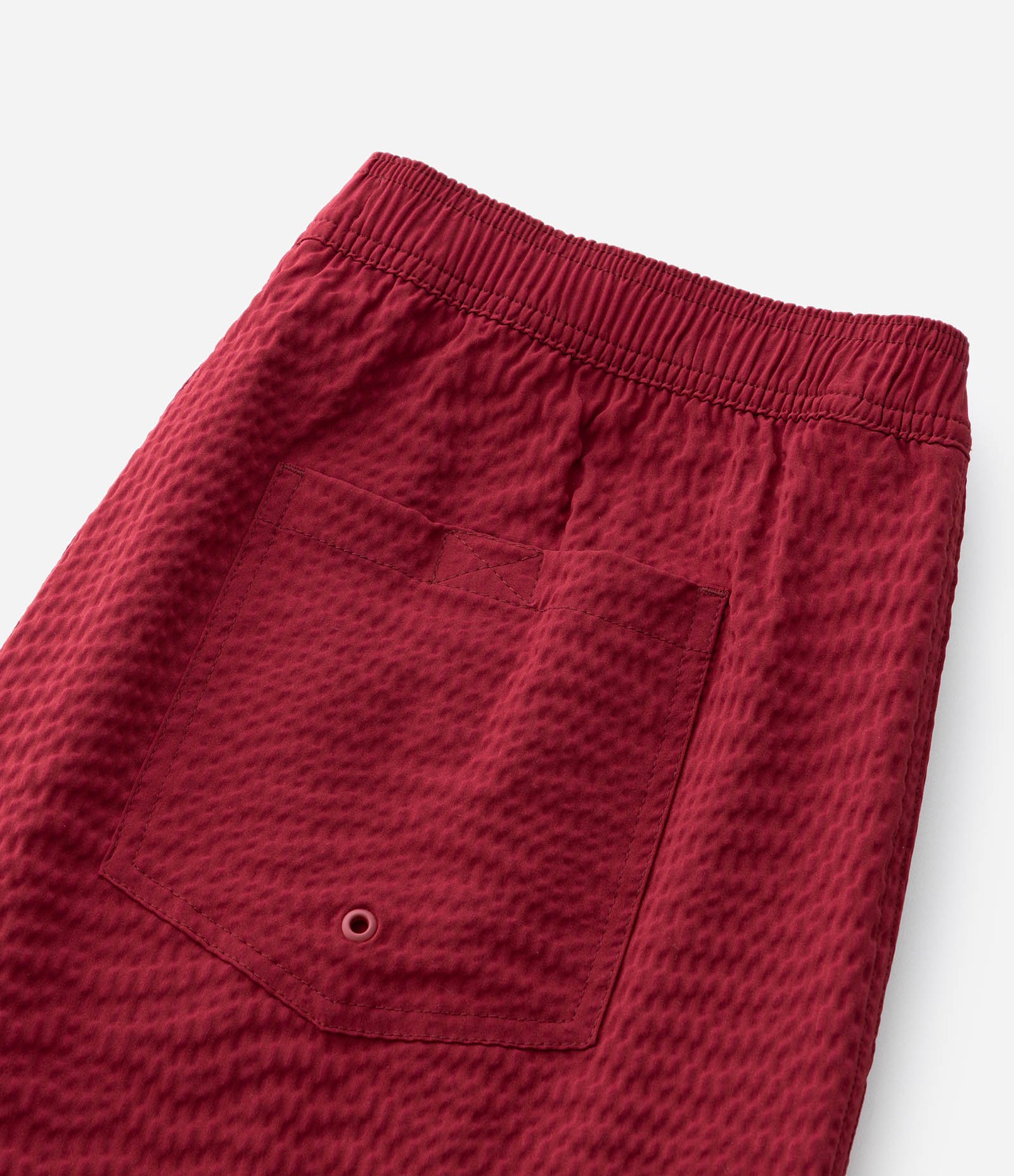 Bermuda de Banho em Microfibra com Elastano Vermelho 10