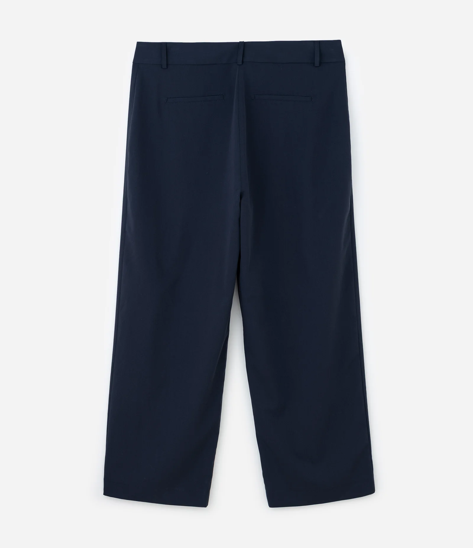 Calça Reta Alfaiatada com Recorte Lateral Curve & Plus Size Azul 2