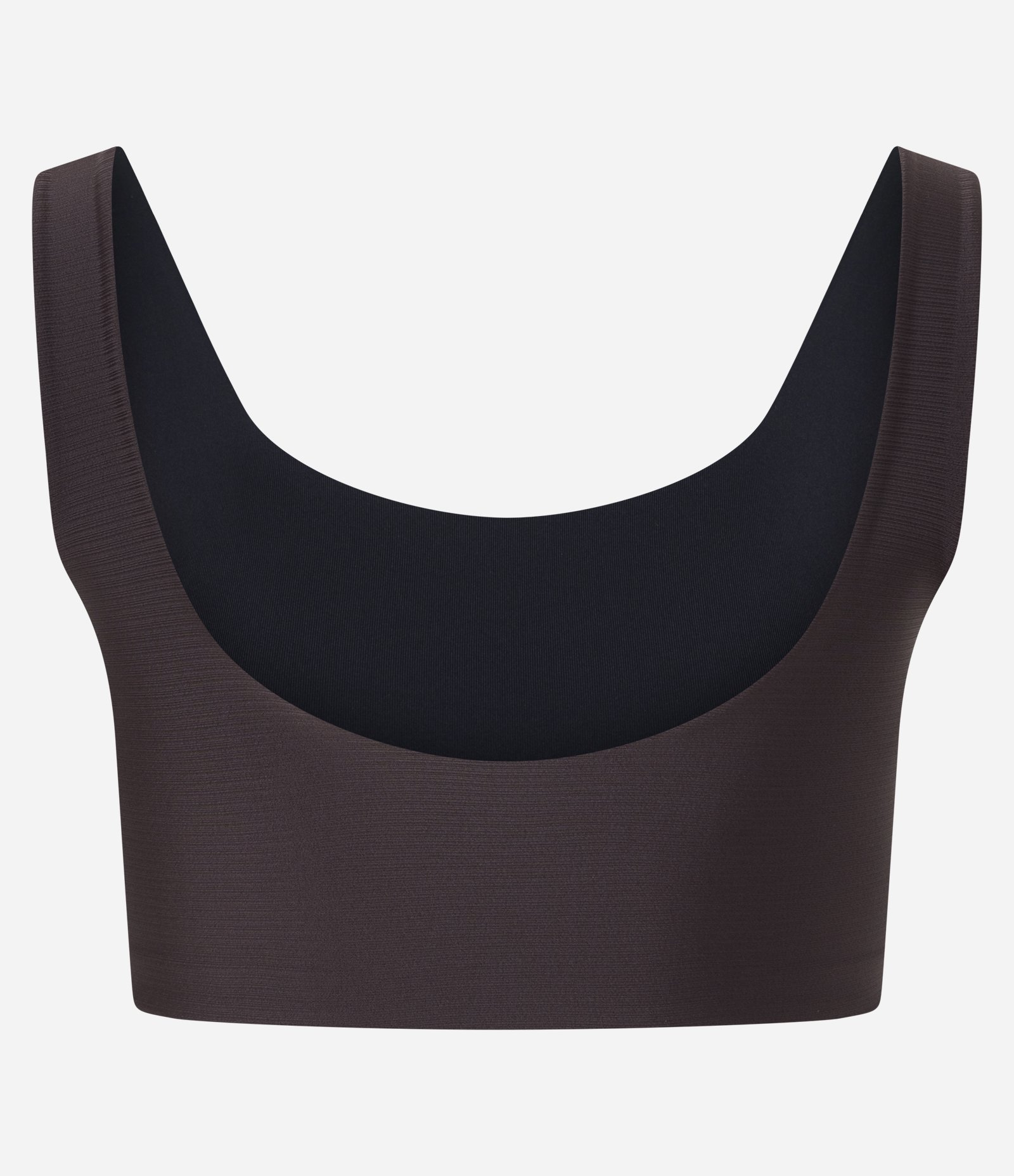 Top Esportivo em Microfibra Texturizado Marrom 6