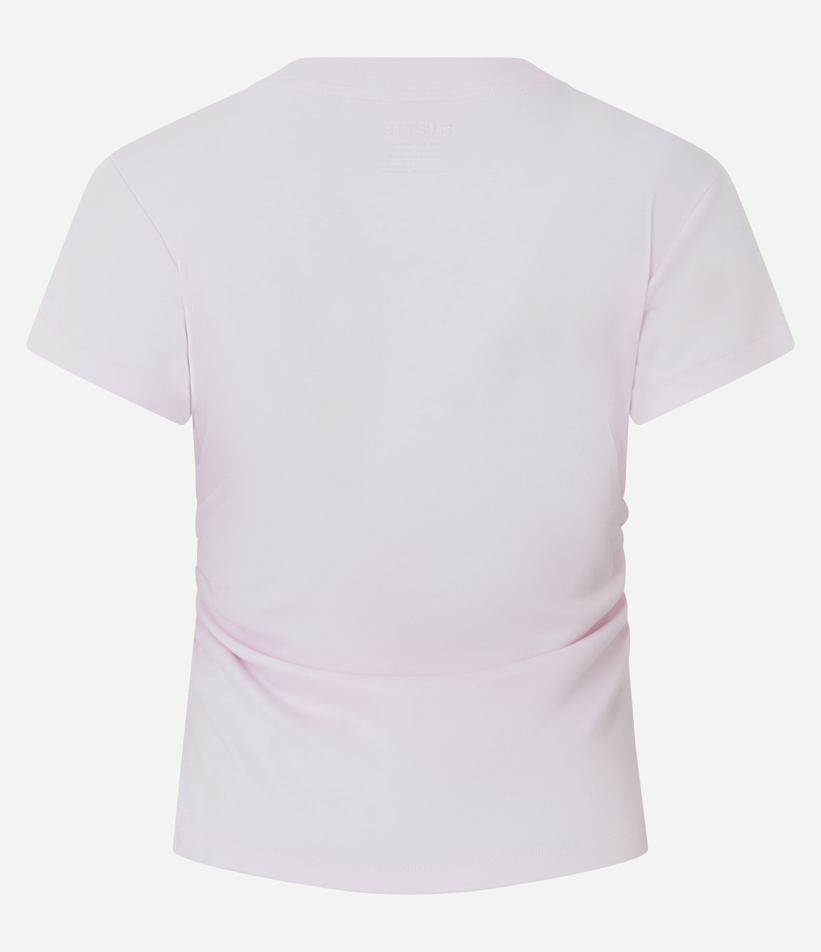 Blusa Manga Curta em Algodão Peruano com Franzido na Lateral Rosa 6