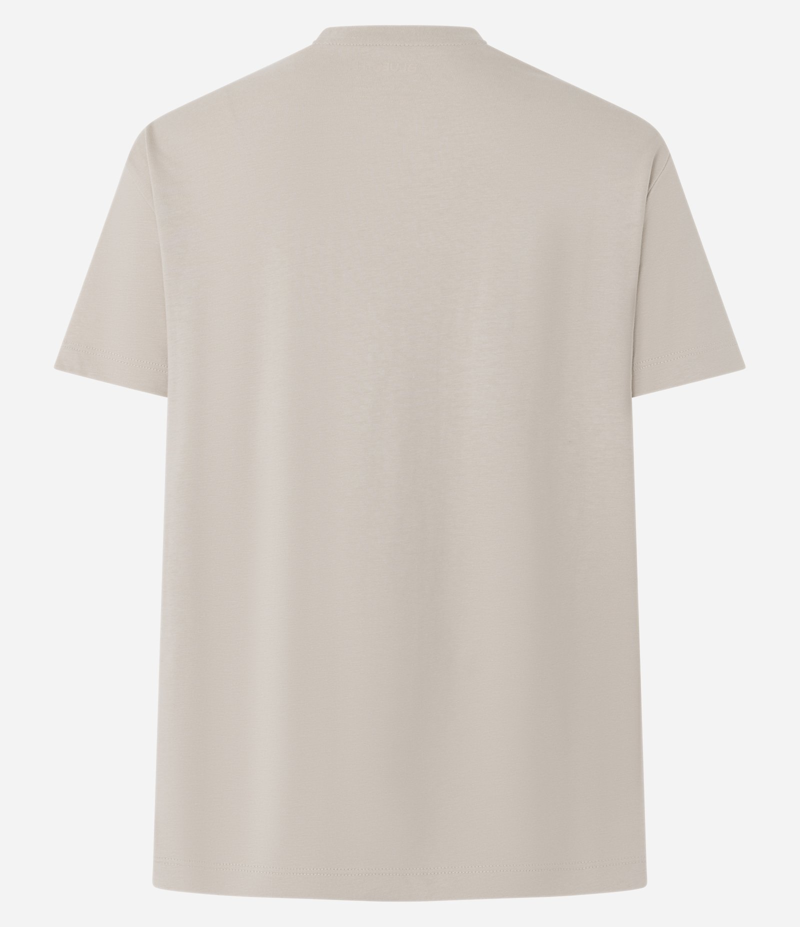 Blusa Básica Manga Curta em Algodão Off White 5