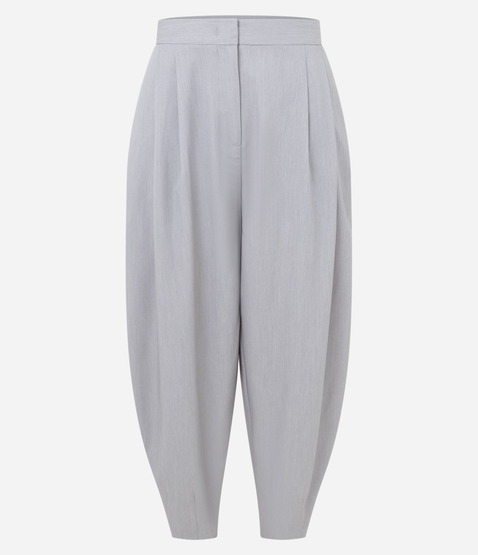 Calça Cenoura Alfaiatada com Pregas Frontais Azul 5