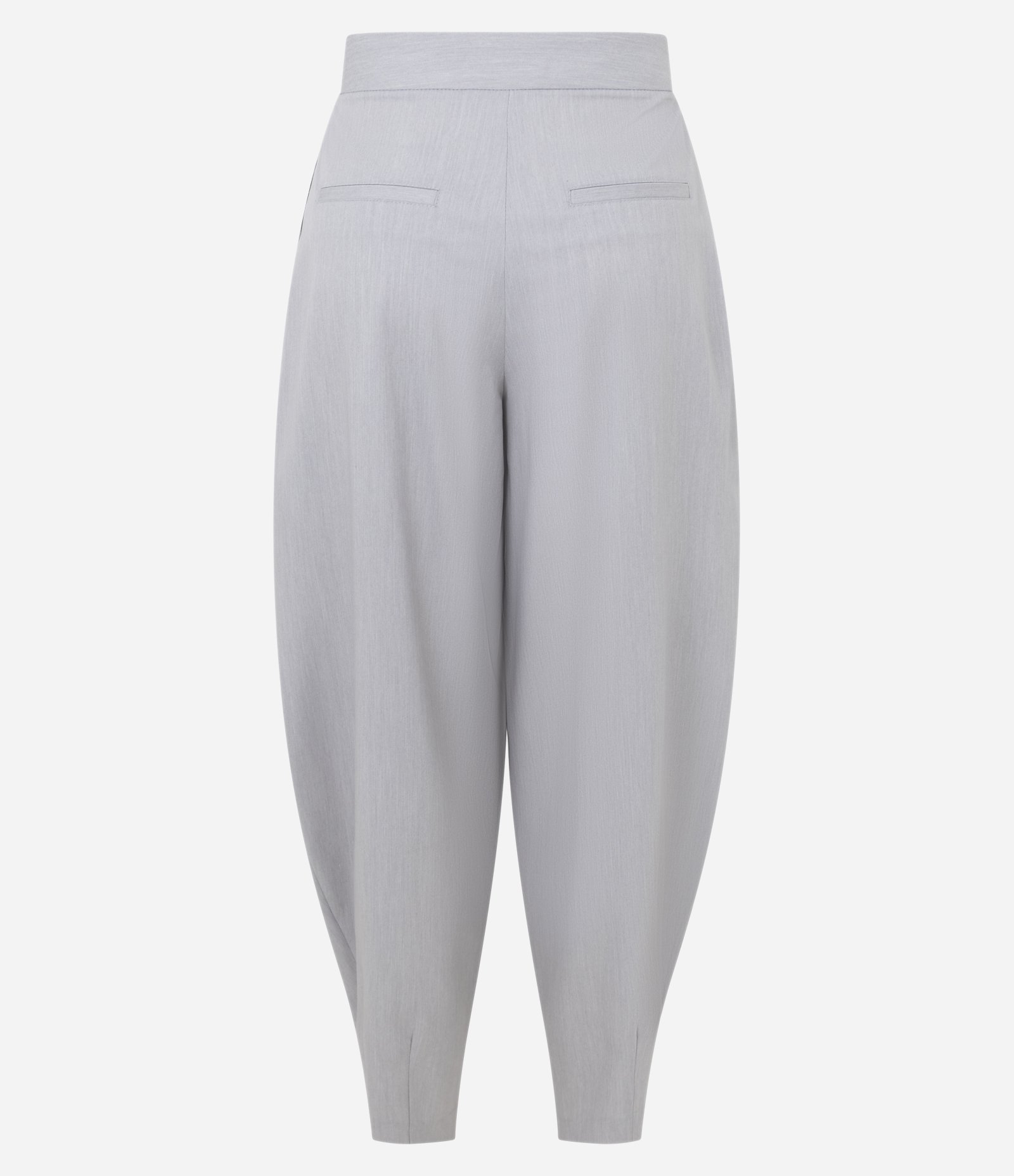 Calça Cenoura Alfaiatada com Pregas Frontais Azul 6