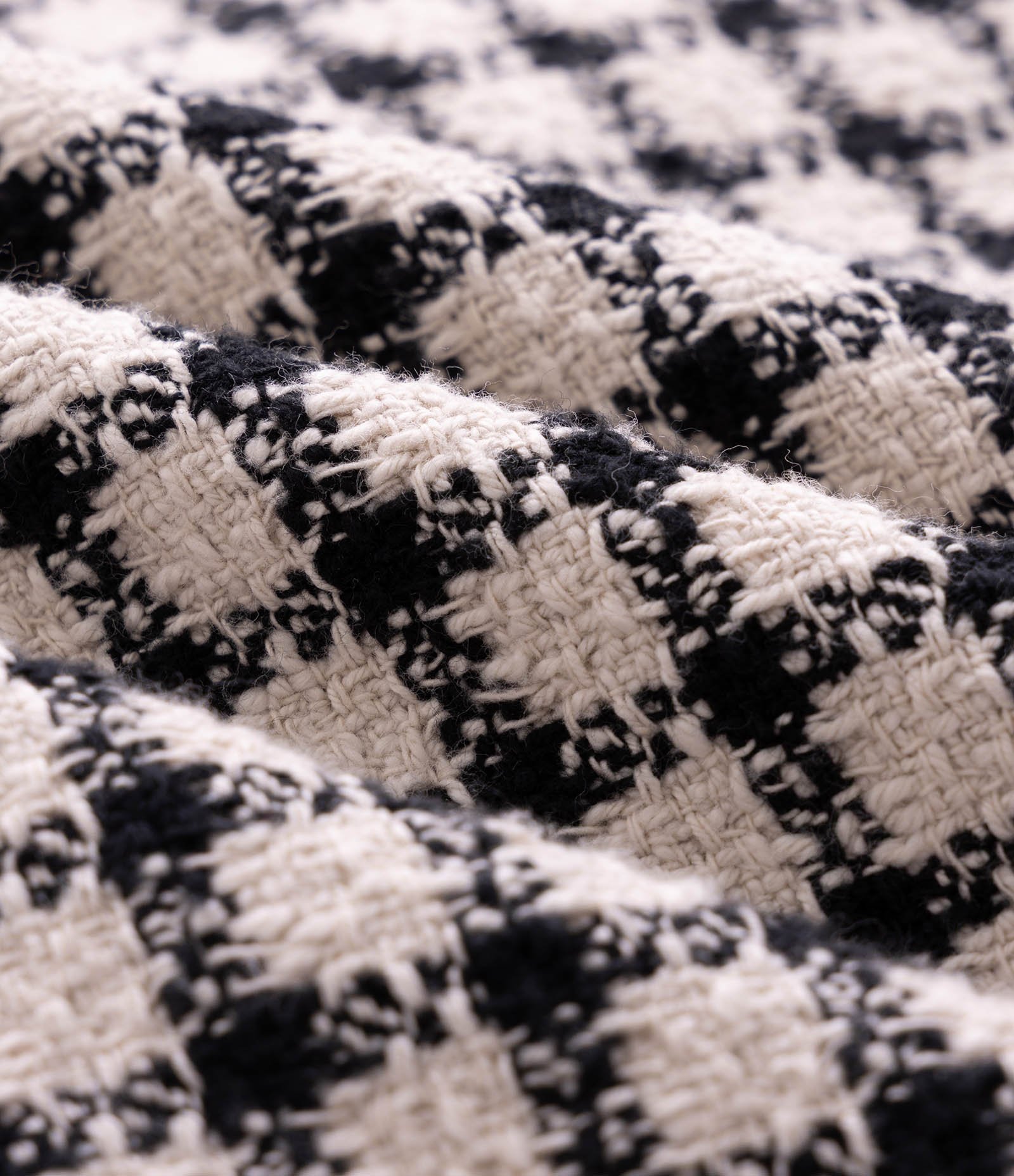 Jaqueta Tweed Xadrez com Bolsos Frontais Xadrez 3