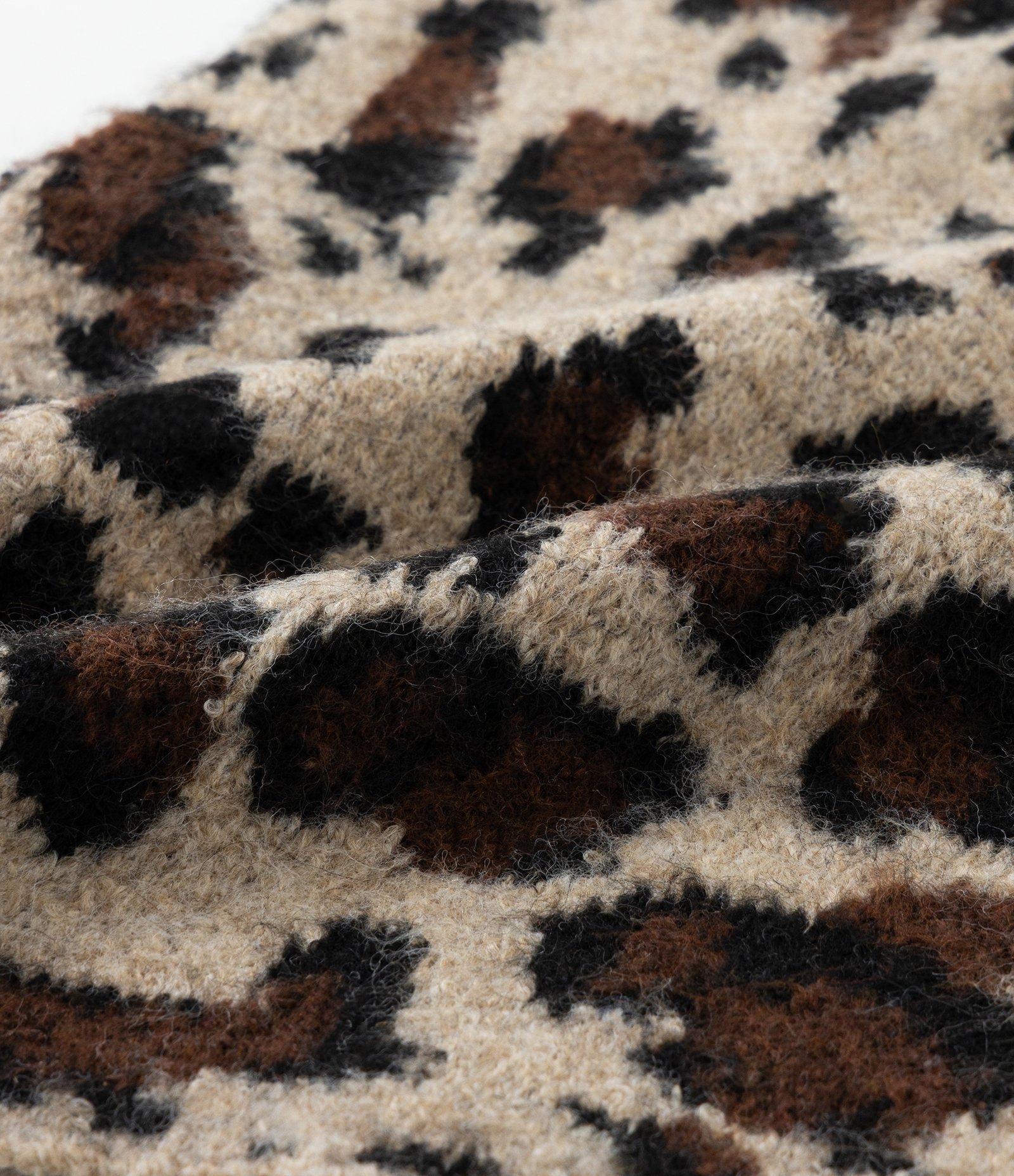 Cachecol Animal Print em Tricô Jacquard Animal Print 2