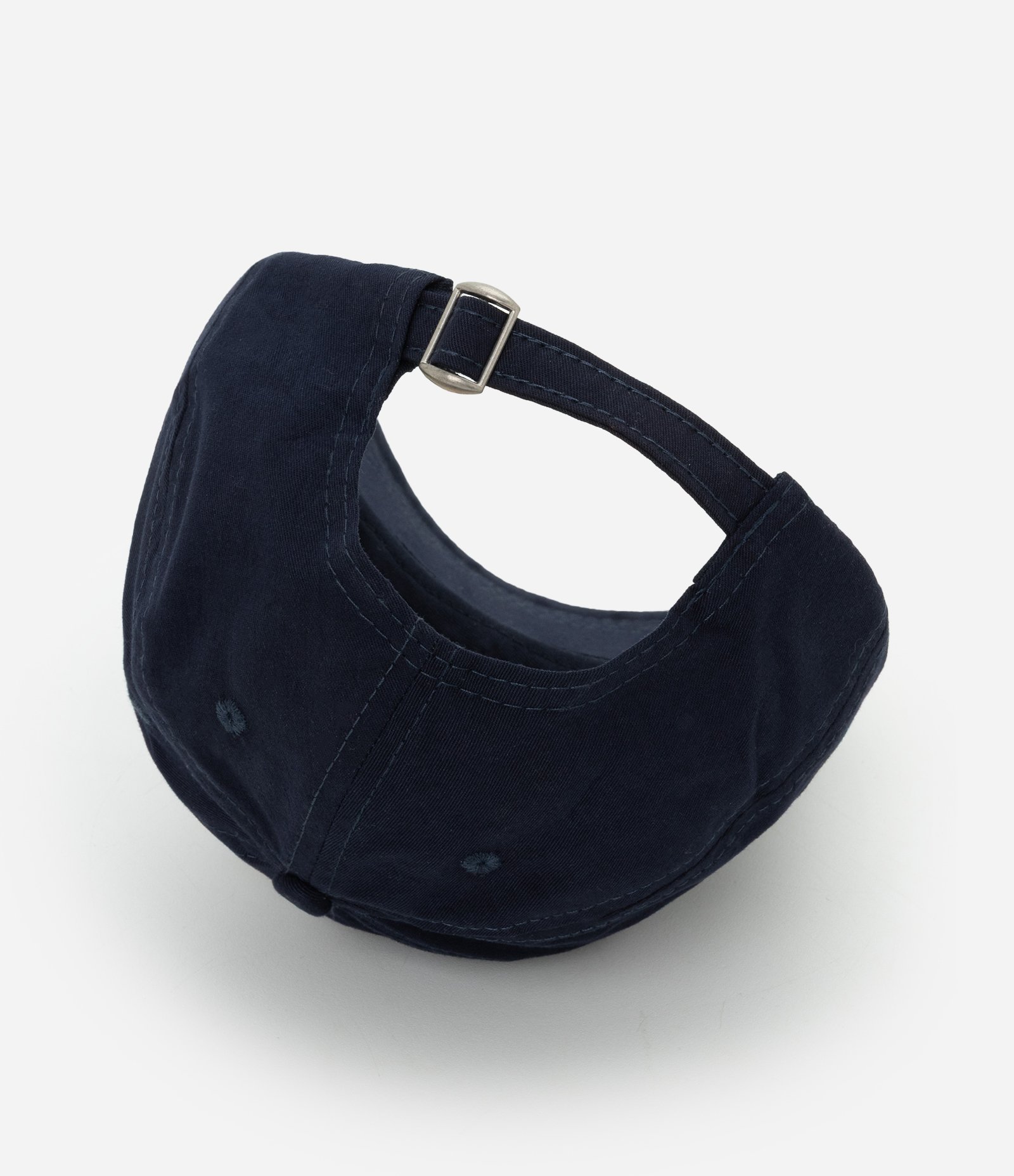 Boné Aba Curva em Sarja com Bordado Not Your Babe Azul Marinho 5