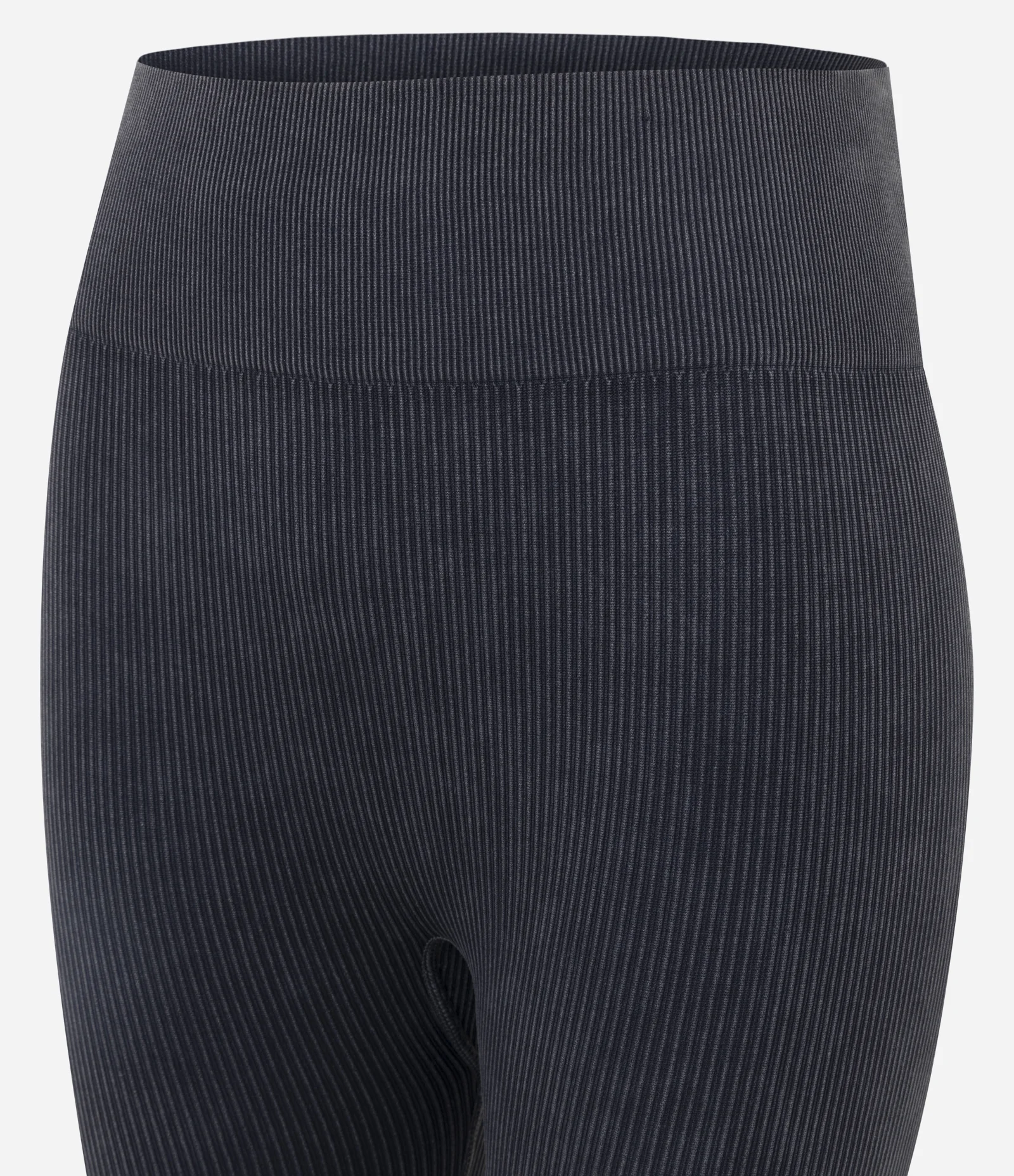 Calça Legging Esportiva em Microfibra Seamless com Cós Transpassado Preto 2