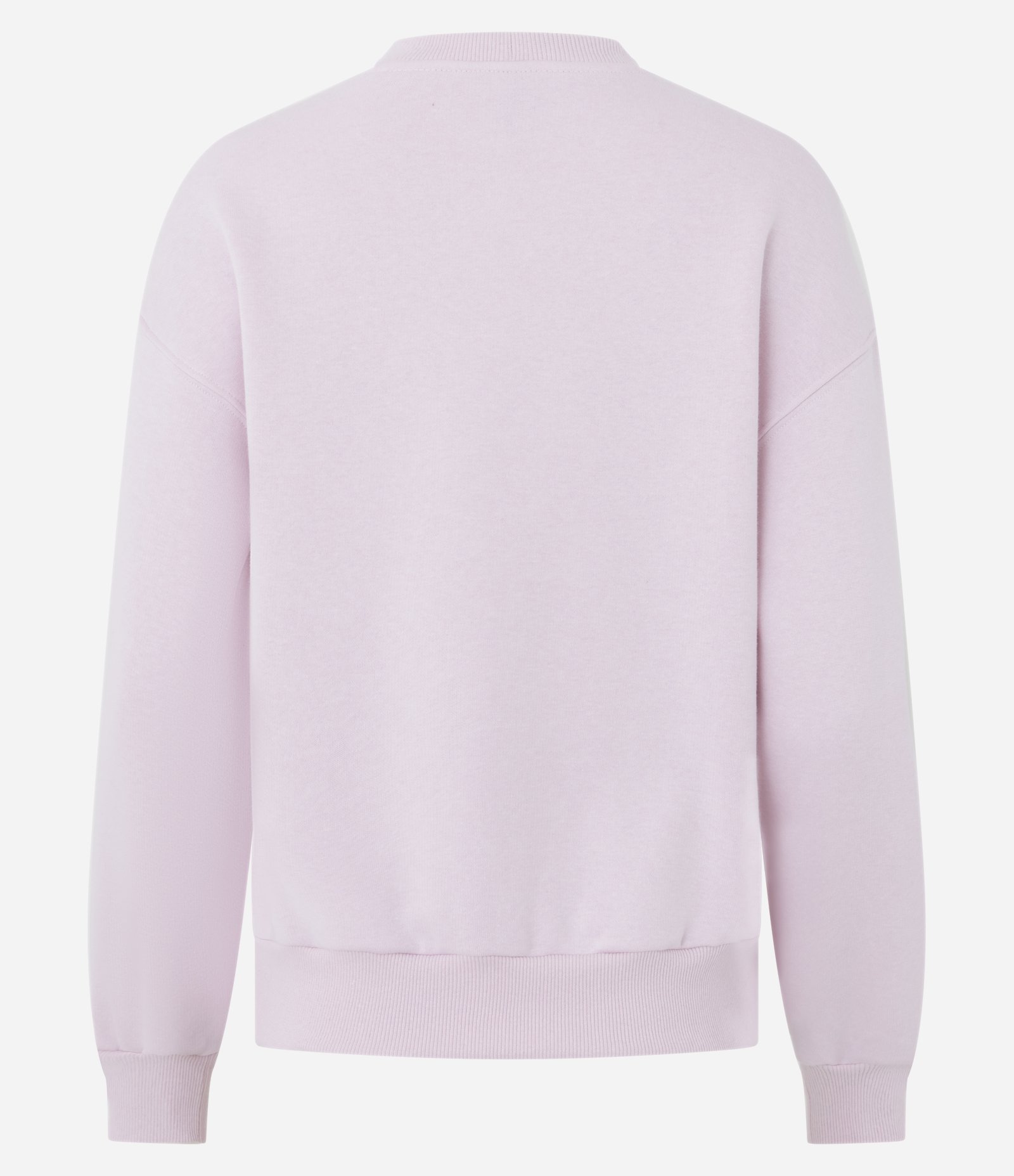 Blusão Moletom Alongado com Estampa Frontal Rosa 3