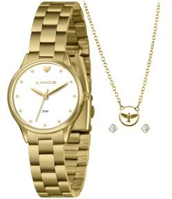 Relógio Feminino Analógico  com Pulseira em Aço Lince