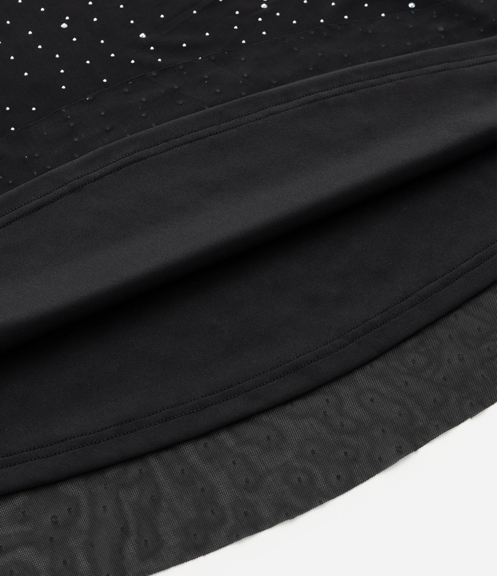Vestido Infantil em Tule com Termocolantes - Tam 5 a 14 Anos Preto 4