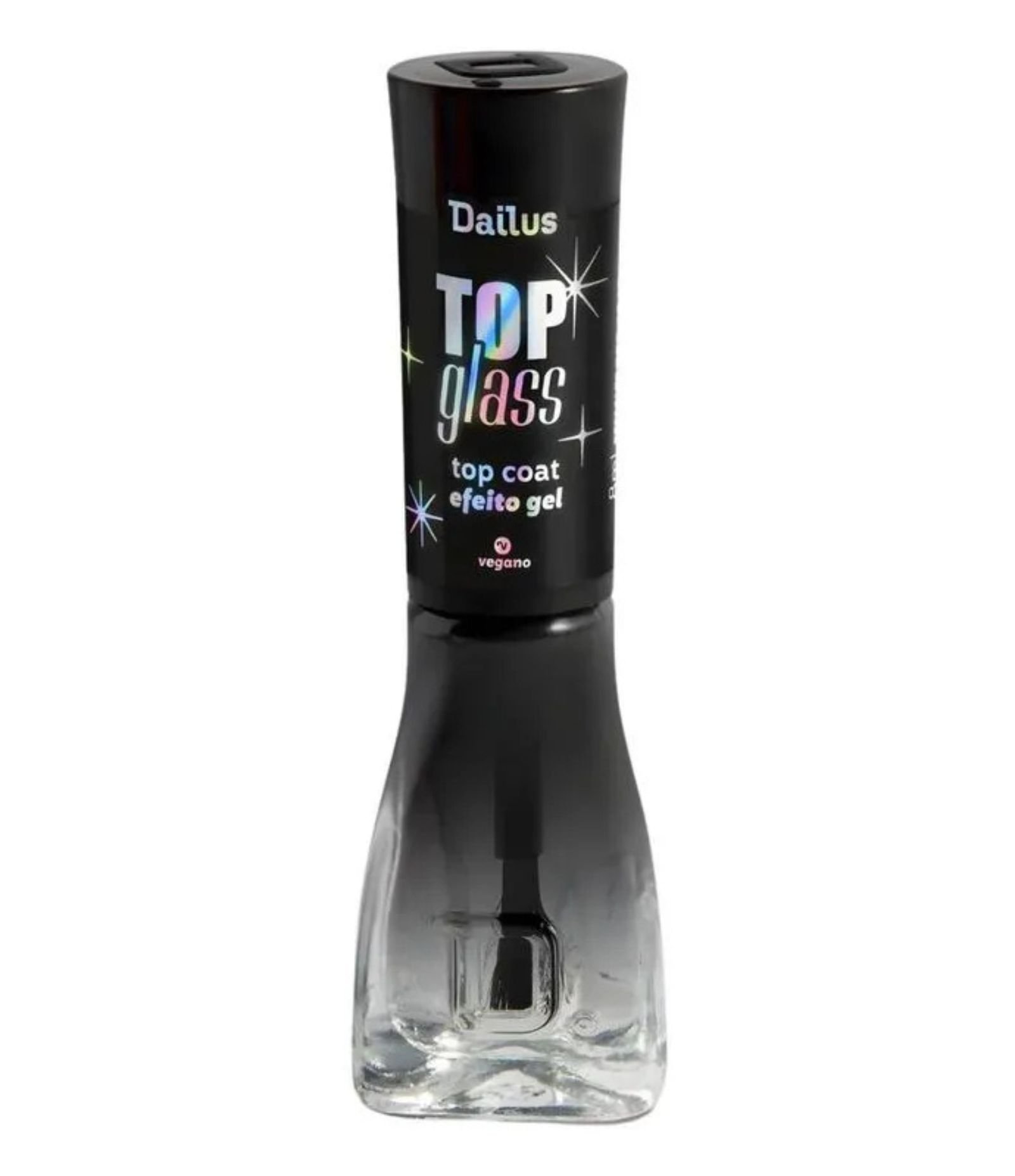 Esmalte Top Glass Top Coat Efeito Gel Dailus Incolor 1