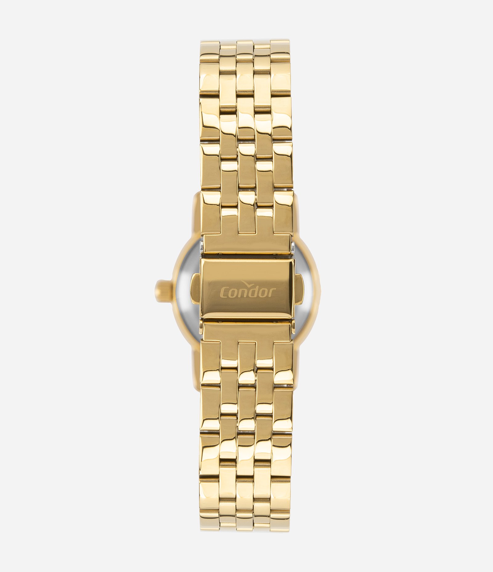 Kit Relógio Analógico Condor Aço Modelo CO2035NMD K4X Dourado 3