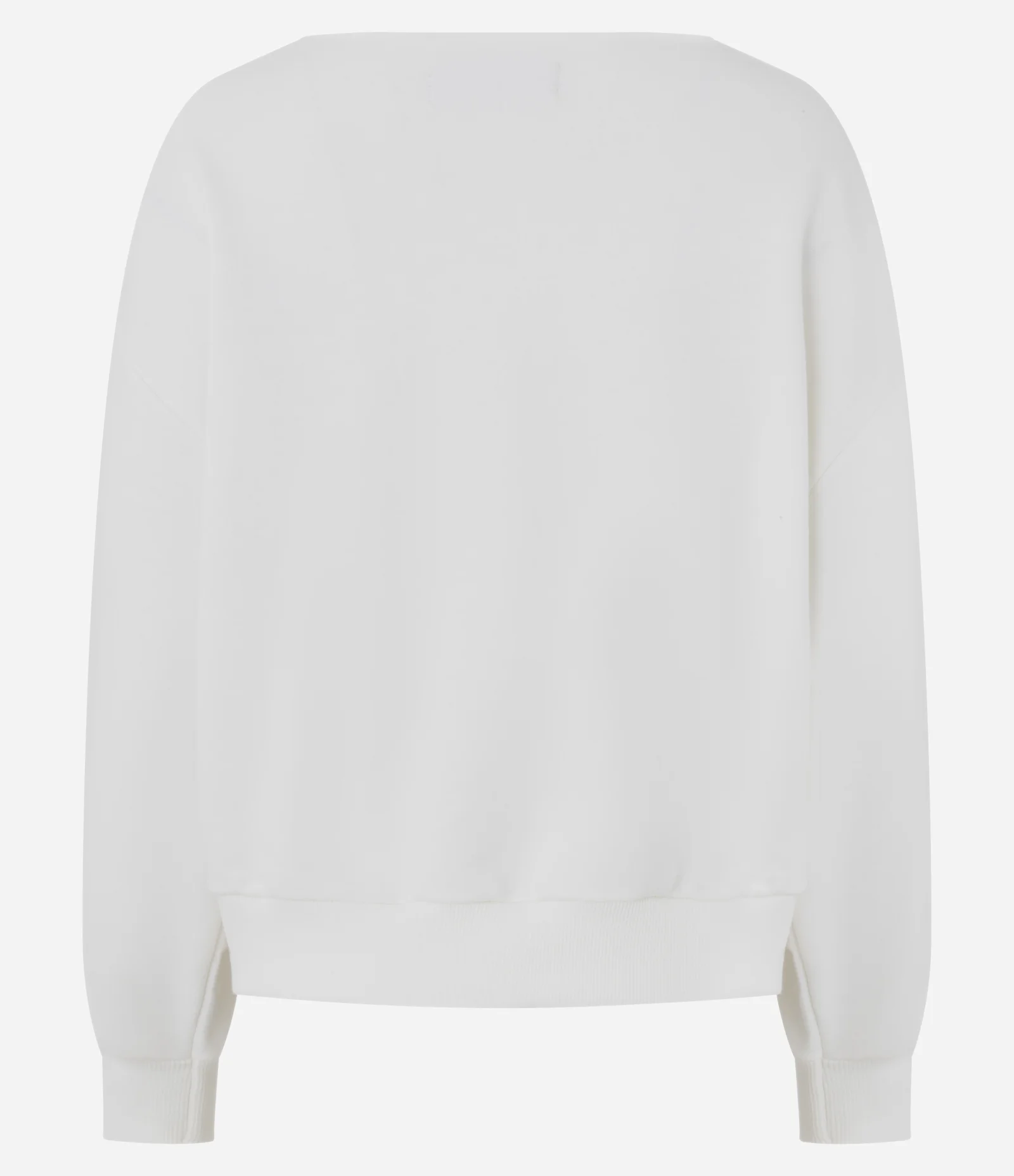 Blusão Ombro a Ombro em Moletom com Lettering Berlin Branco 2