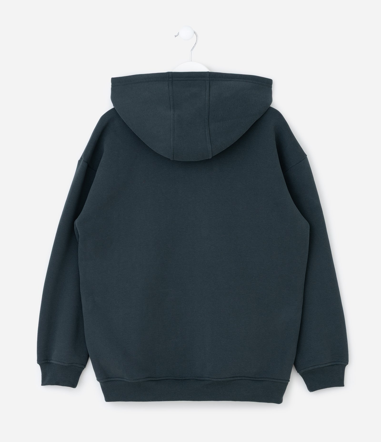 Casaco Infantil com Capuz e Aplique de Chenille – Tam 5 a 14 Anos Verde Escuro 3