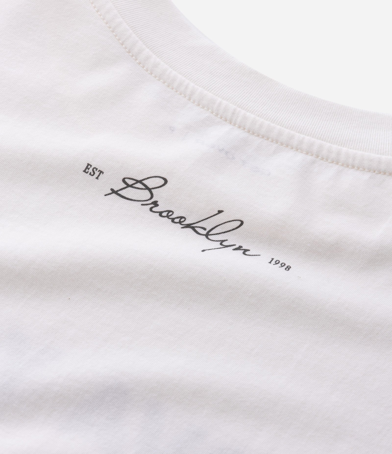 Camiseta Oversized Algodão Lavado Nova York Brooklyn Off White 5