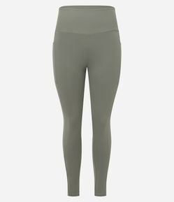 Calça Legging Esportiva com Bolsos Laterais