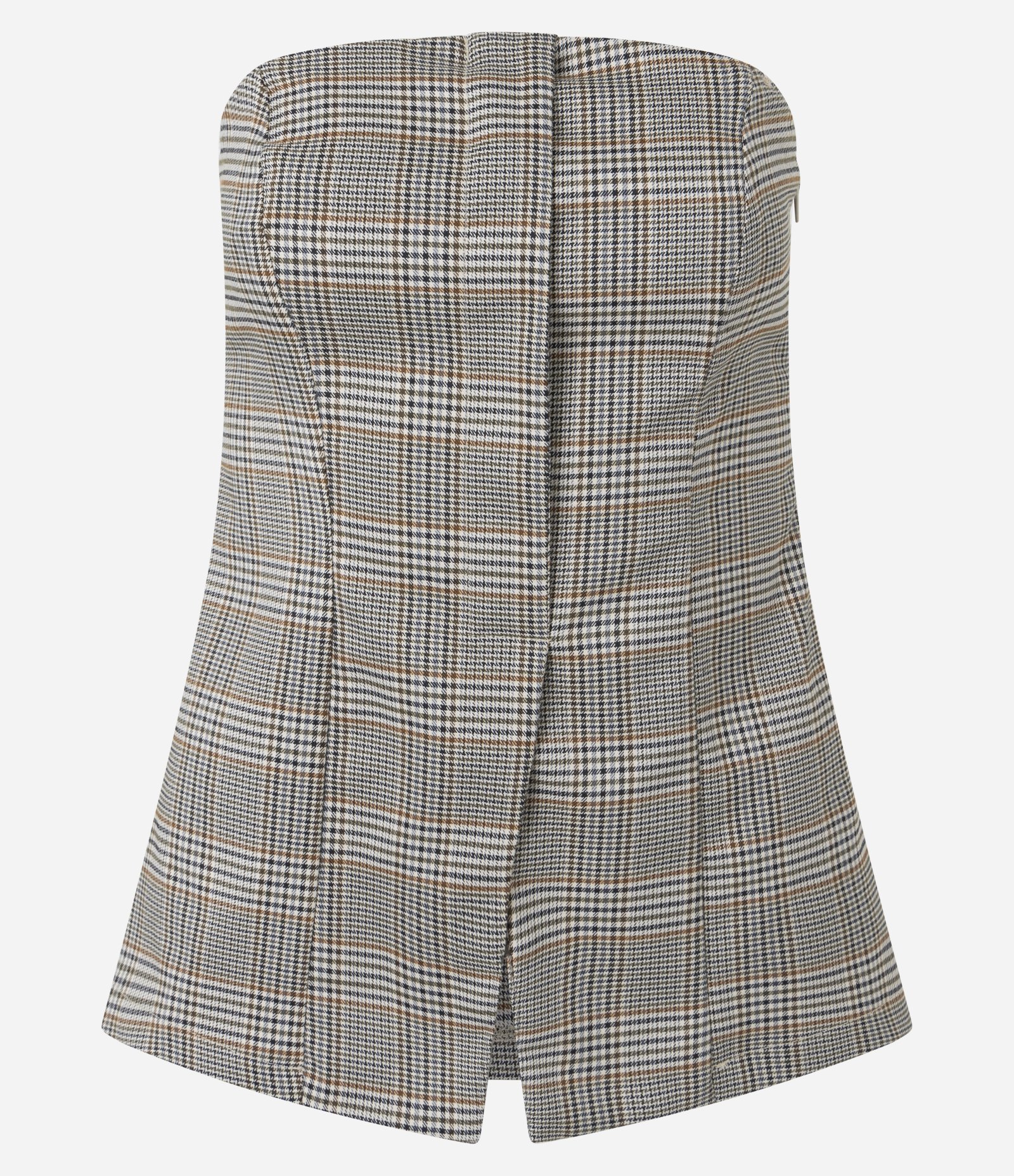 Blusa Tomara Que Caia Alfaiatada com Estampa Xadrez Multicores 5