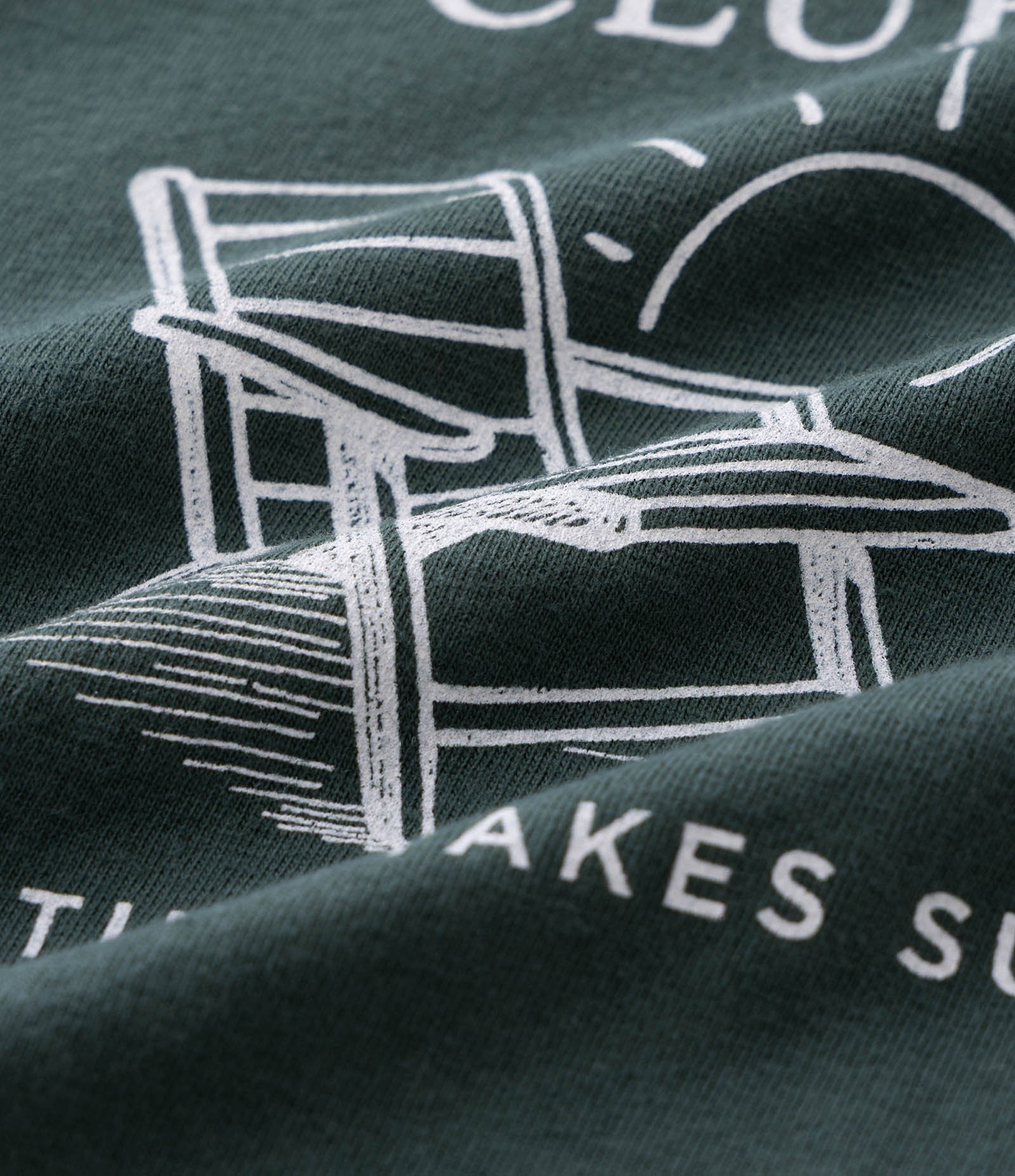 Camiseta em Algodão com Estampa Resort Club Verde 3