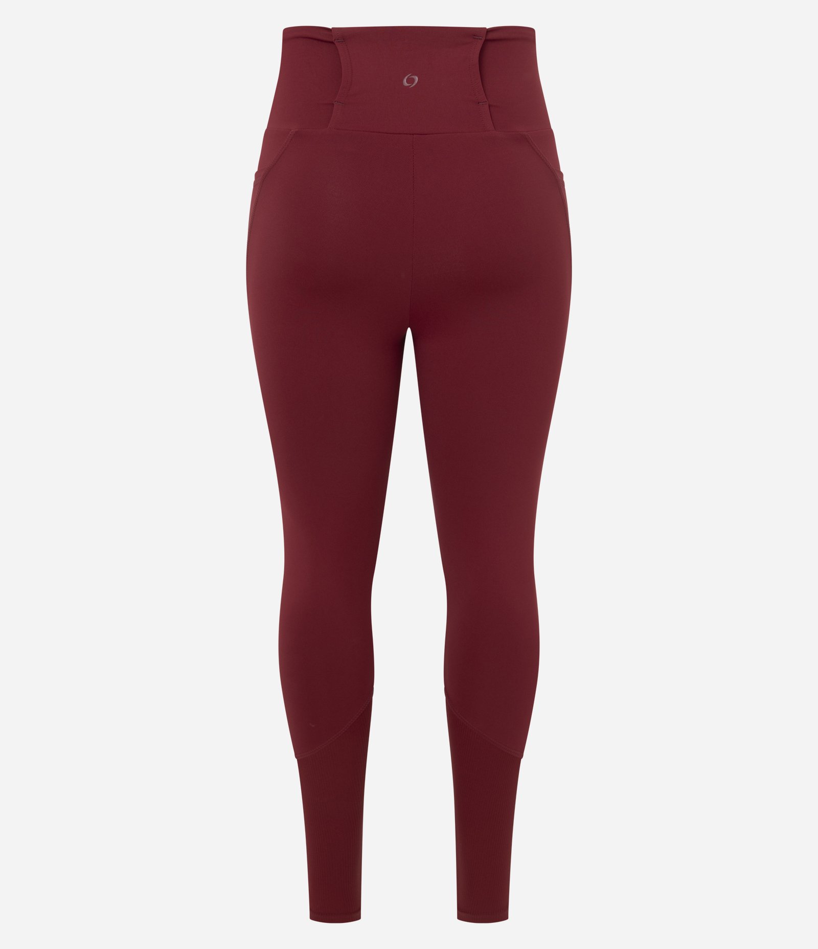 Calça Legging Esportiva com Recorte Canelado e Bolso Lateral Vermelho 6
