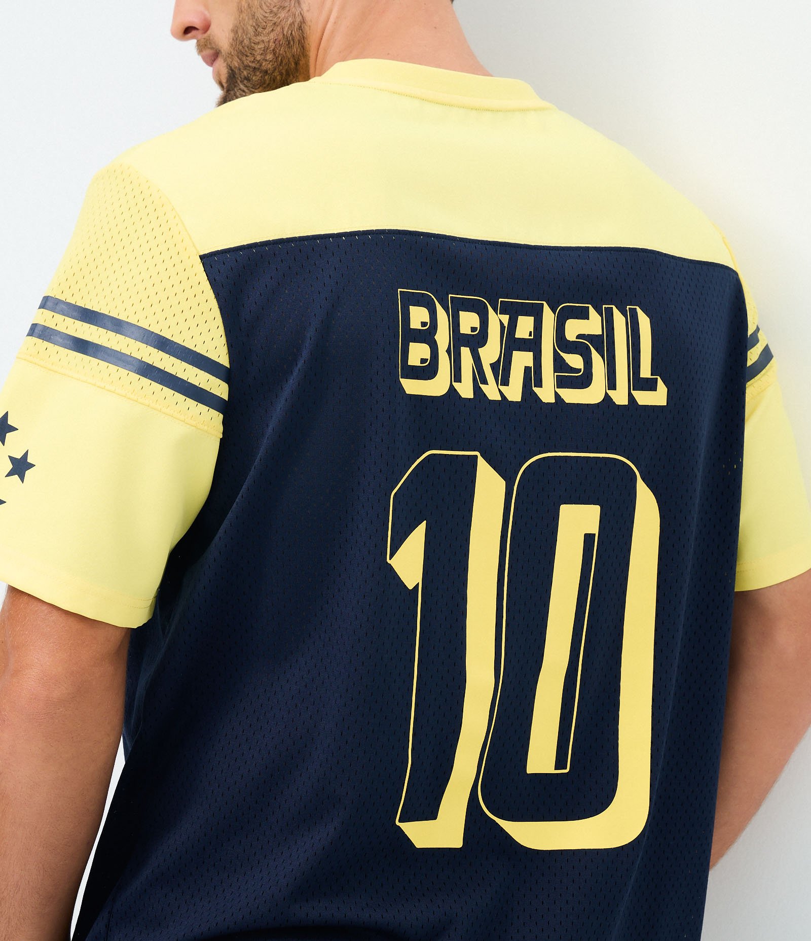 Camiseta Futebol Americano Dry Brasil 10 Azul 1