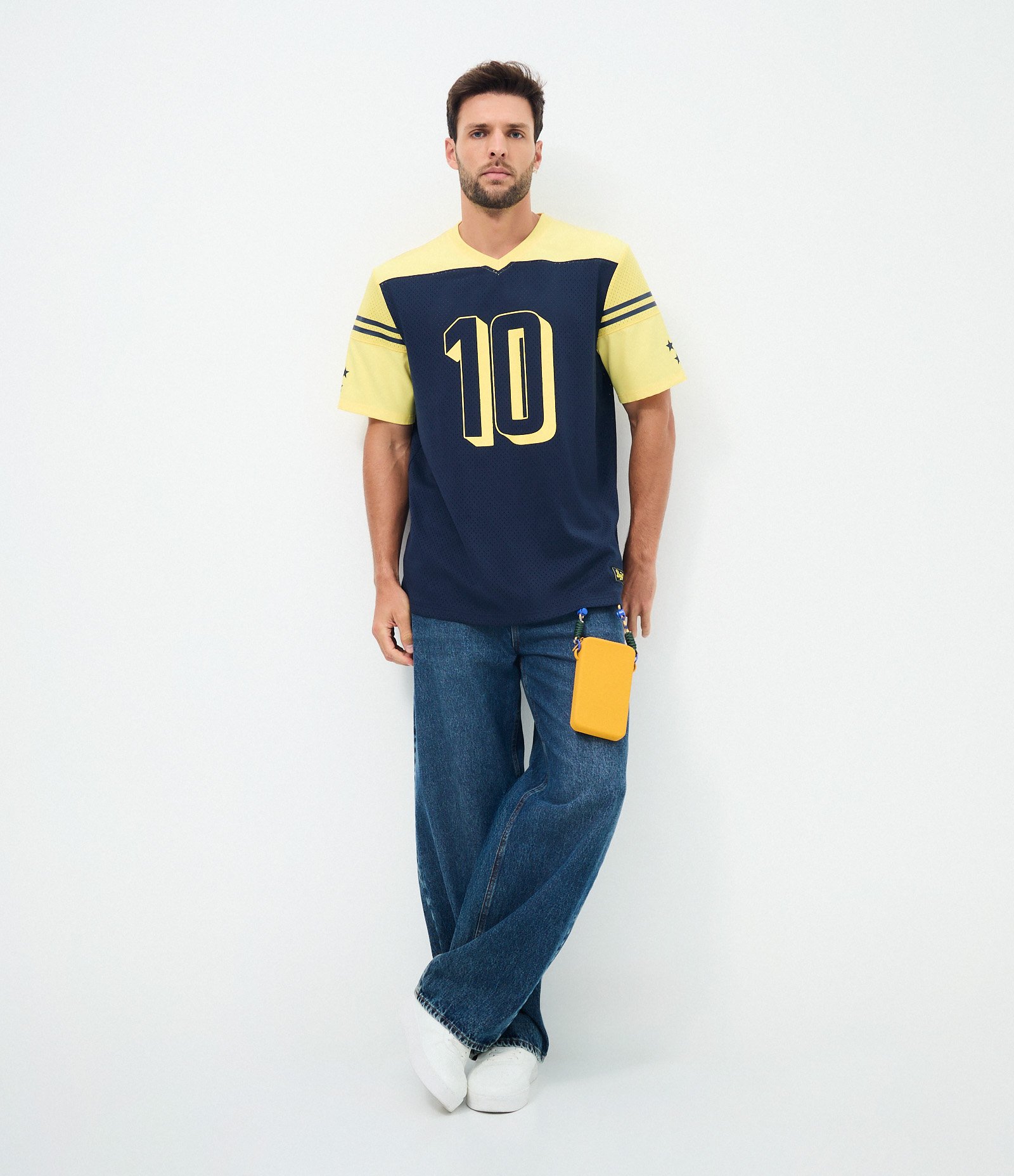 Camiseta Futebol Americano Dry Brasil 10 Azul 3