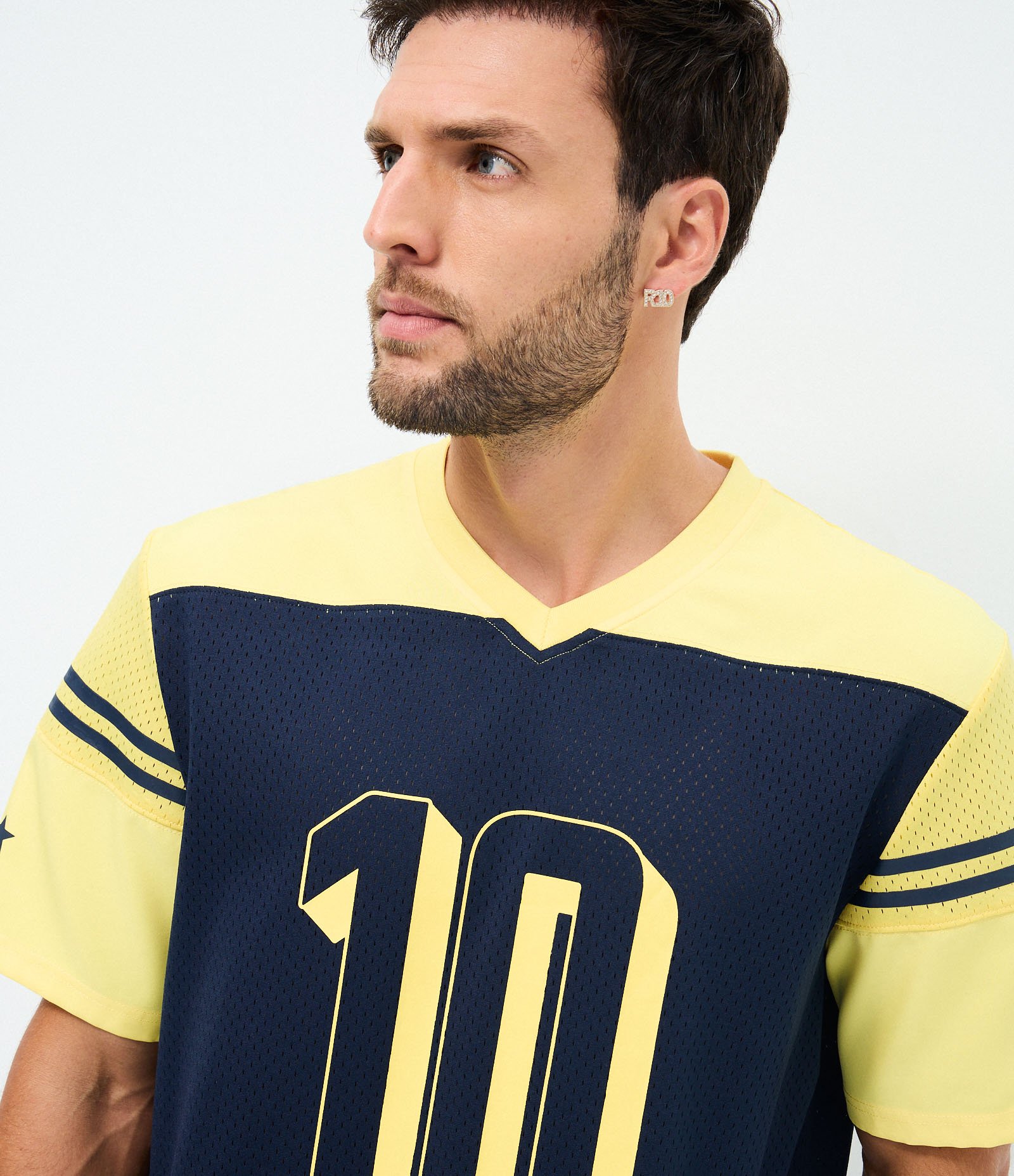 Camiseta Futebol Americano Dry Brasil 10 Azul 4