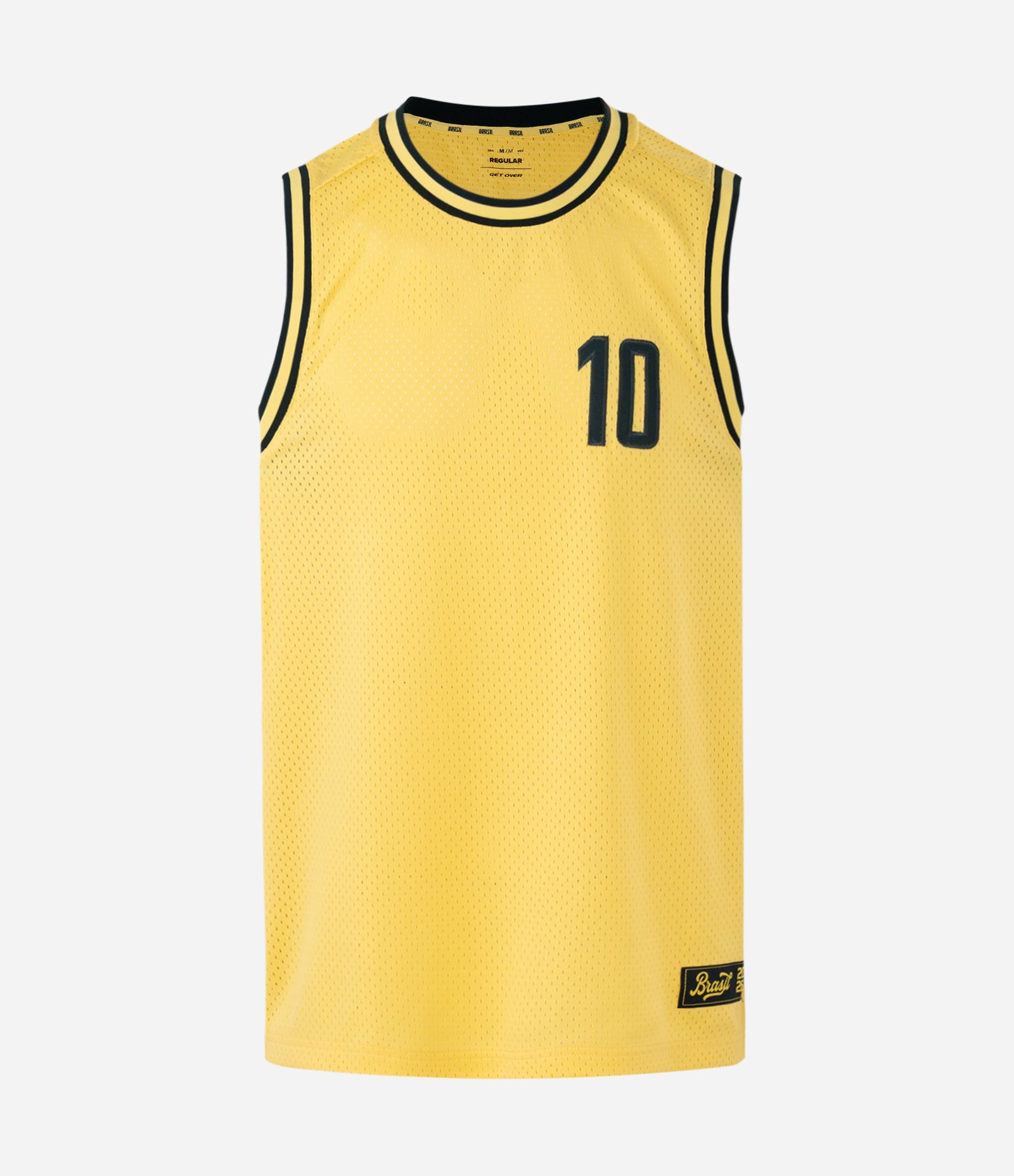 Regata Basquete Dry Brasil Amarelo 5