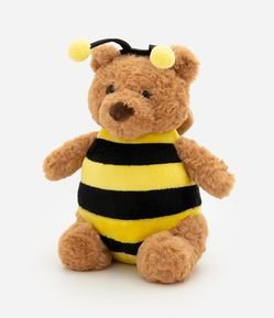 Bicho de Pelucia em Formato de Urso Fantasiado de Abelha