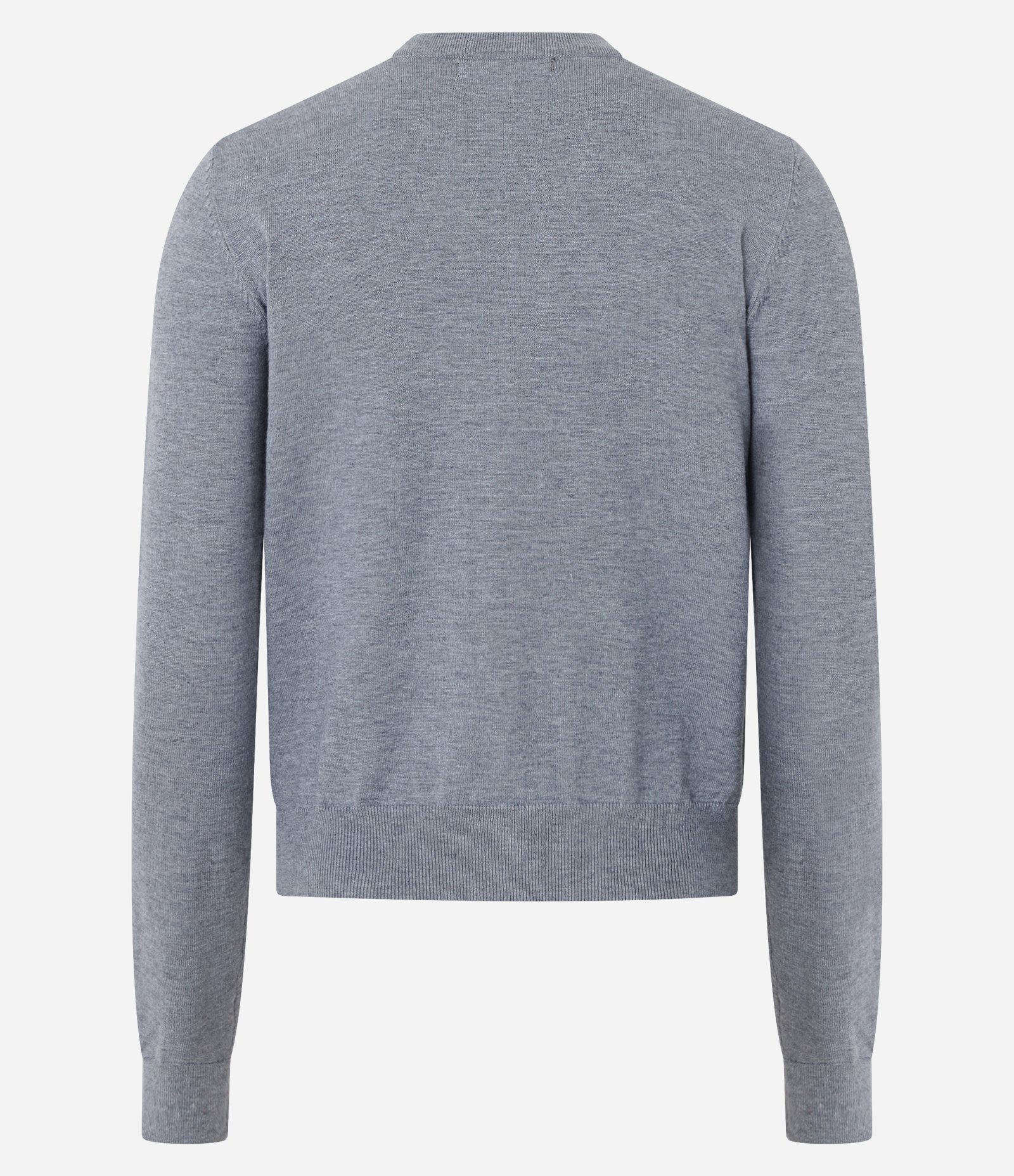 Cardigan Curto em Tricô com Aplicação no Decote Cinza 7