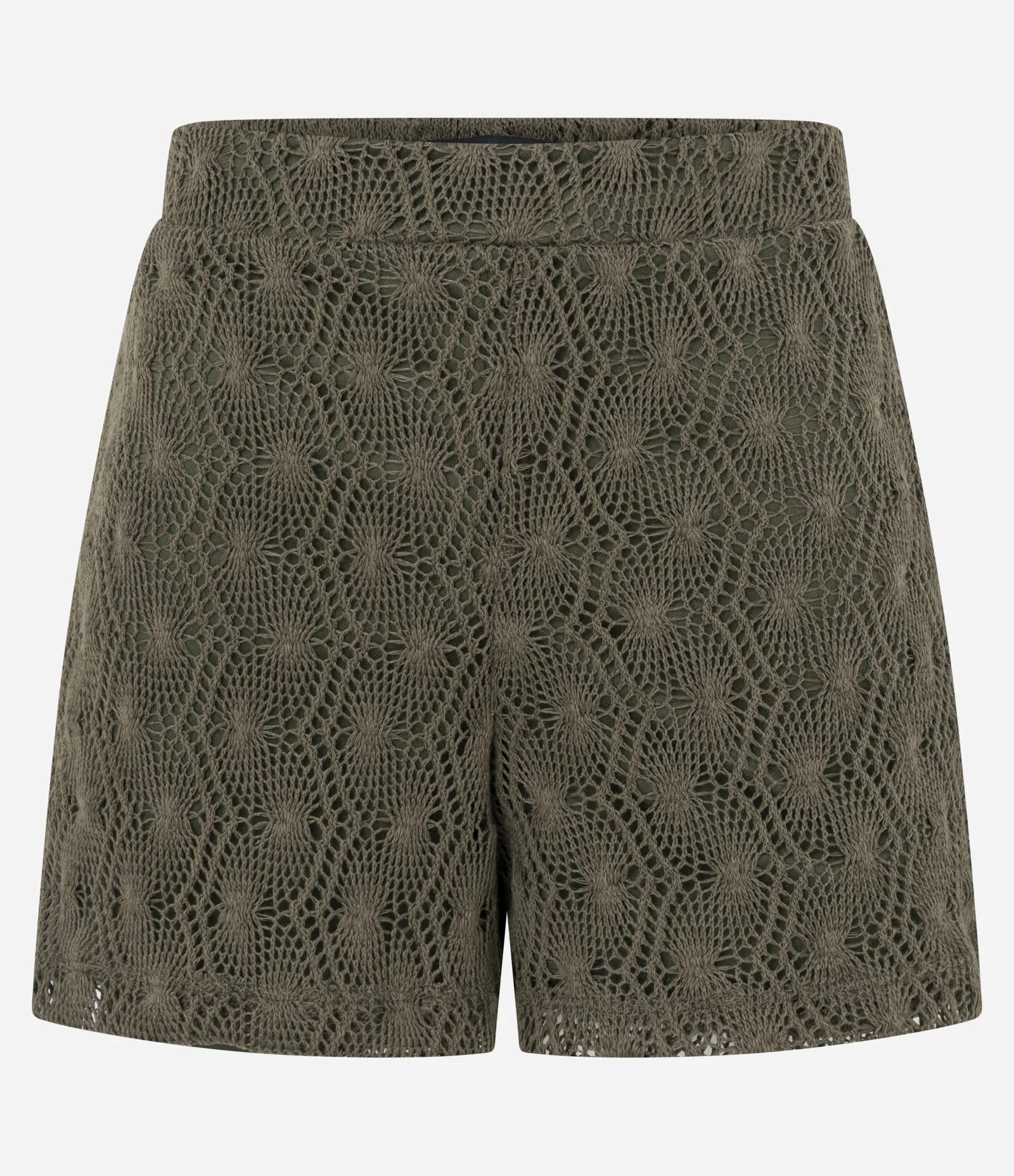 Short Evasê Diferenciado com Texturização Verde 5
