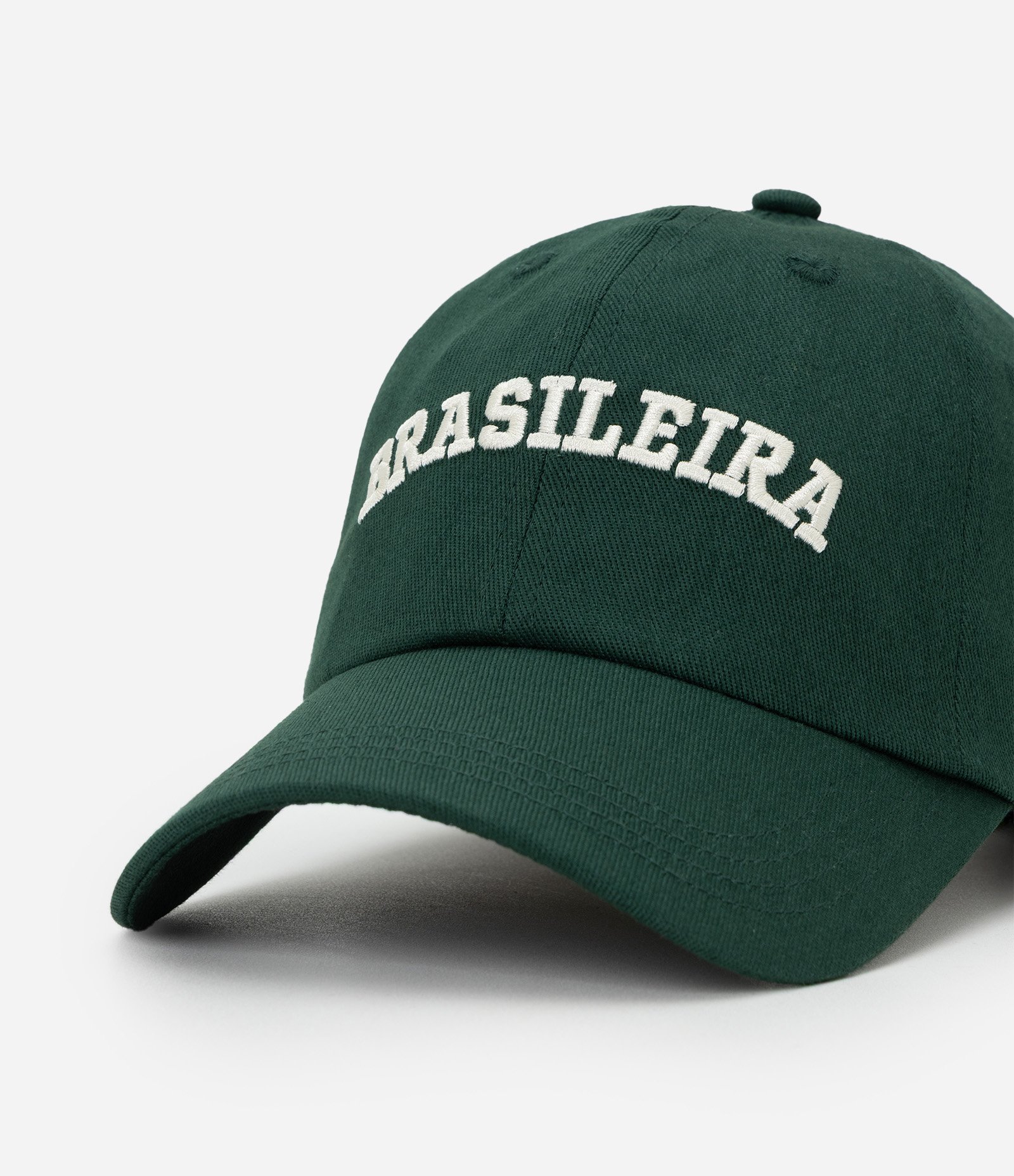 Boné em Sarja com Bordado Lettering Curve & Plus Size Verde 4