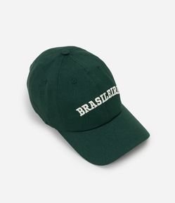 Boné em Sarja com Bordado Lettering Curve & Plus Size