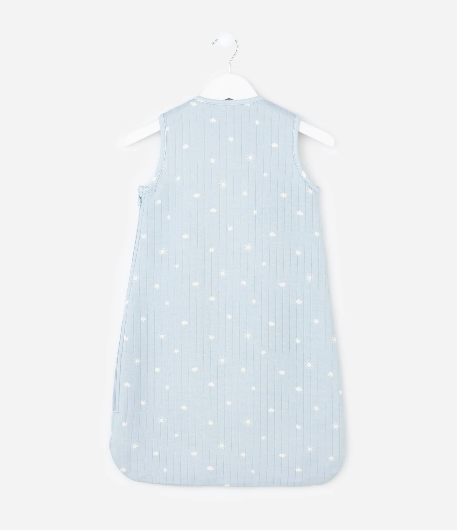 Saco de Dormir Infantil Matelassado com Estampa Fullprint - Tam U Azul Bebê 2