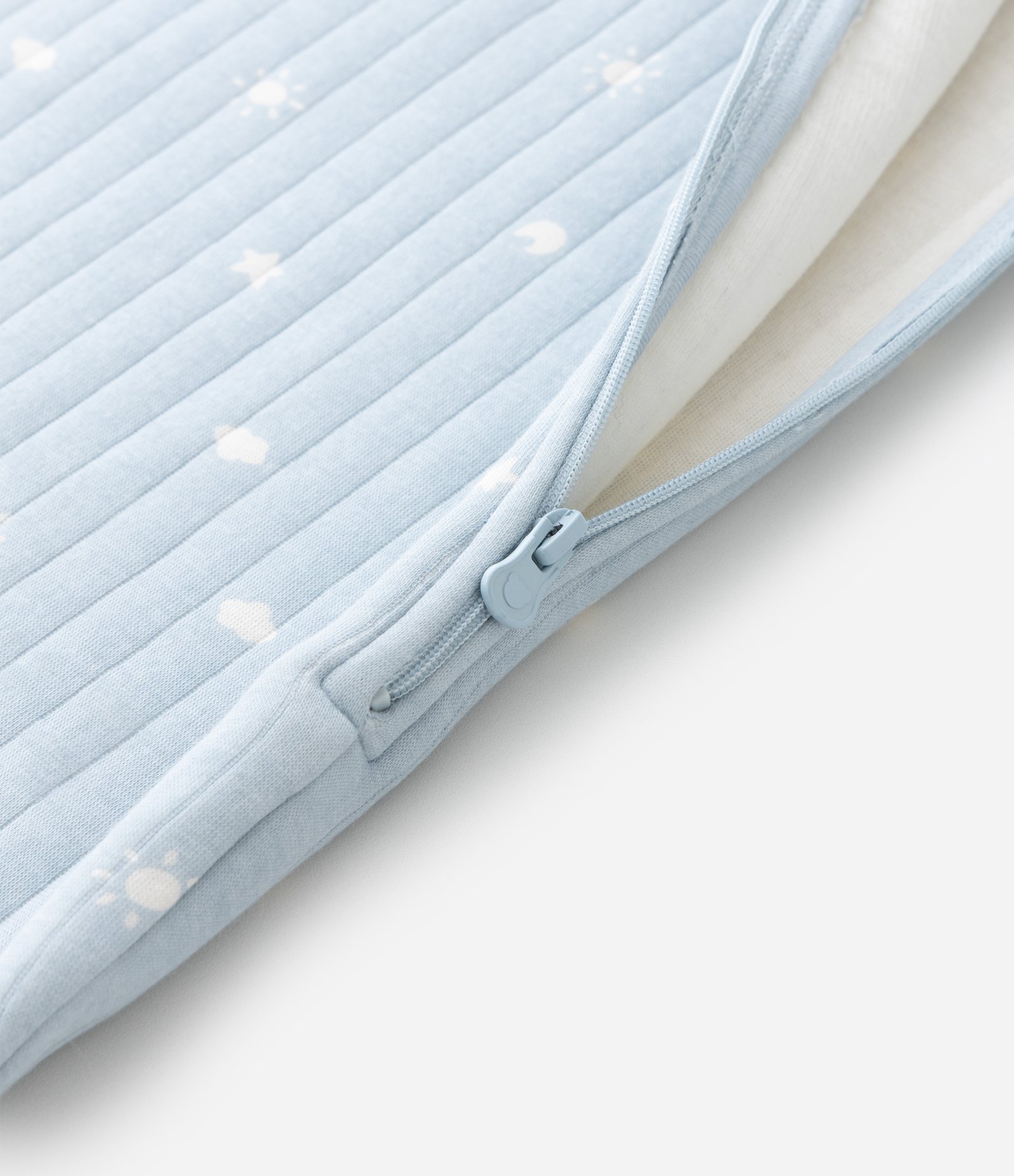 Saco de Dormir Infantil Matelassado com Estampa Fullprint - Tam U Azul Bebê 6