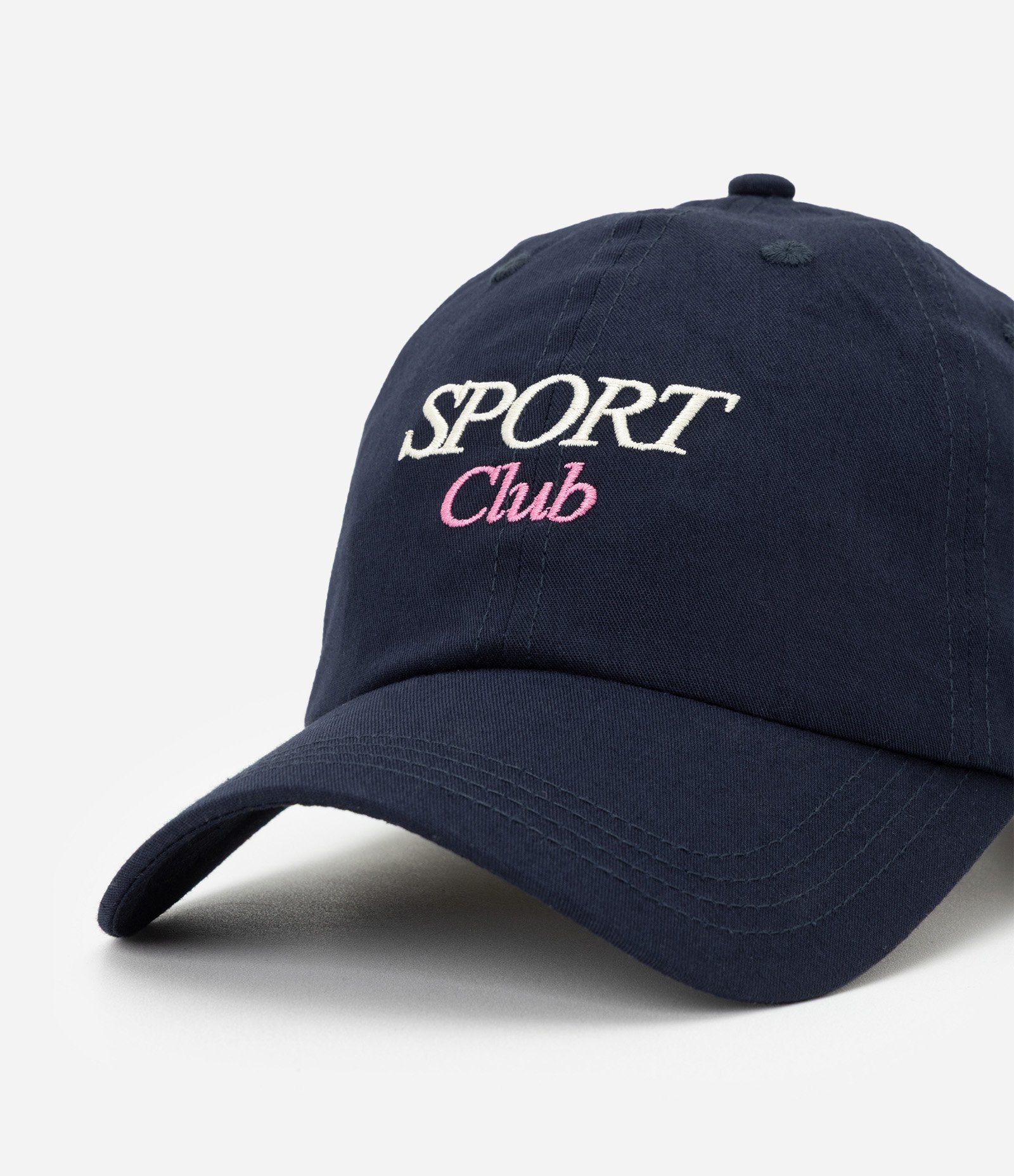 Boné em Sarja com Lettering Bordado Sport Club Curve & Plus Size Azul 4