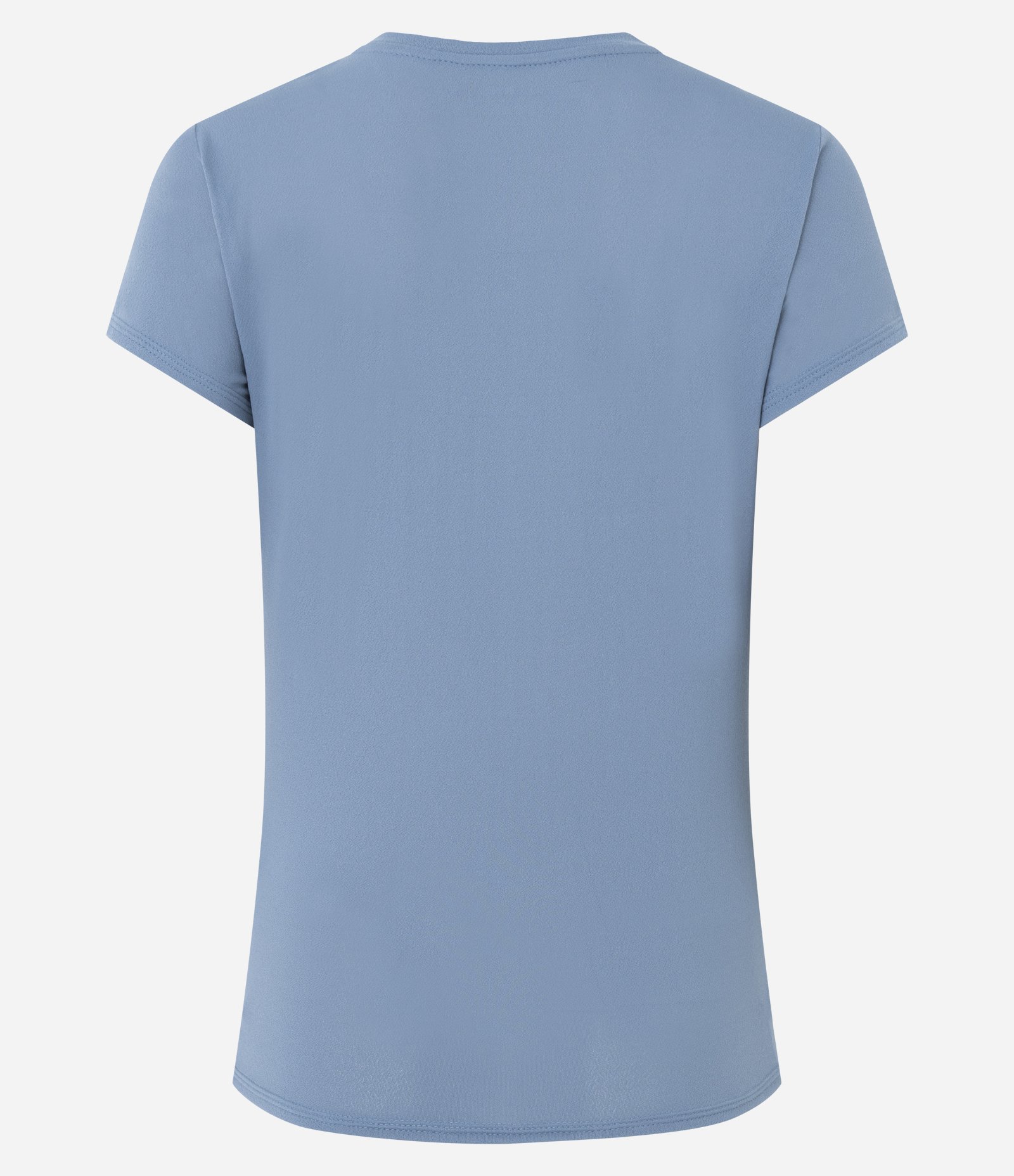 Camiseta Esportiva Regular em Crepe com Lettering Athleisure Azul 6