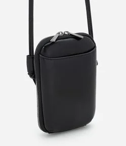 Bolsa Porta Celular Pequena com Alça e Bolso Frontal