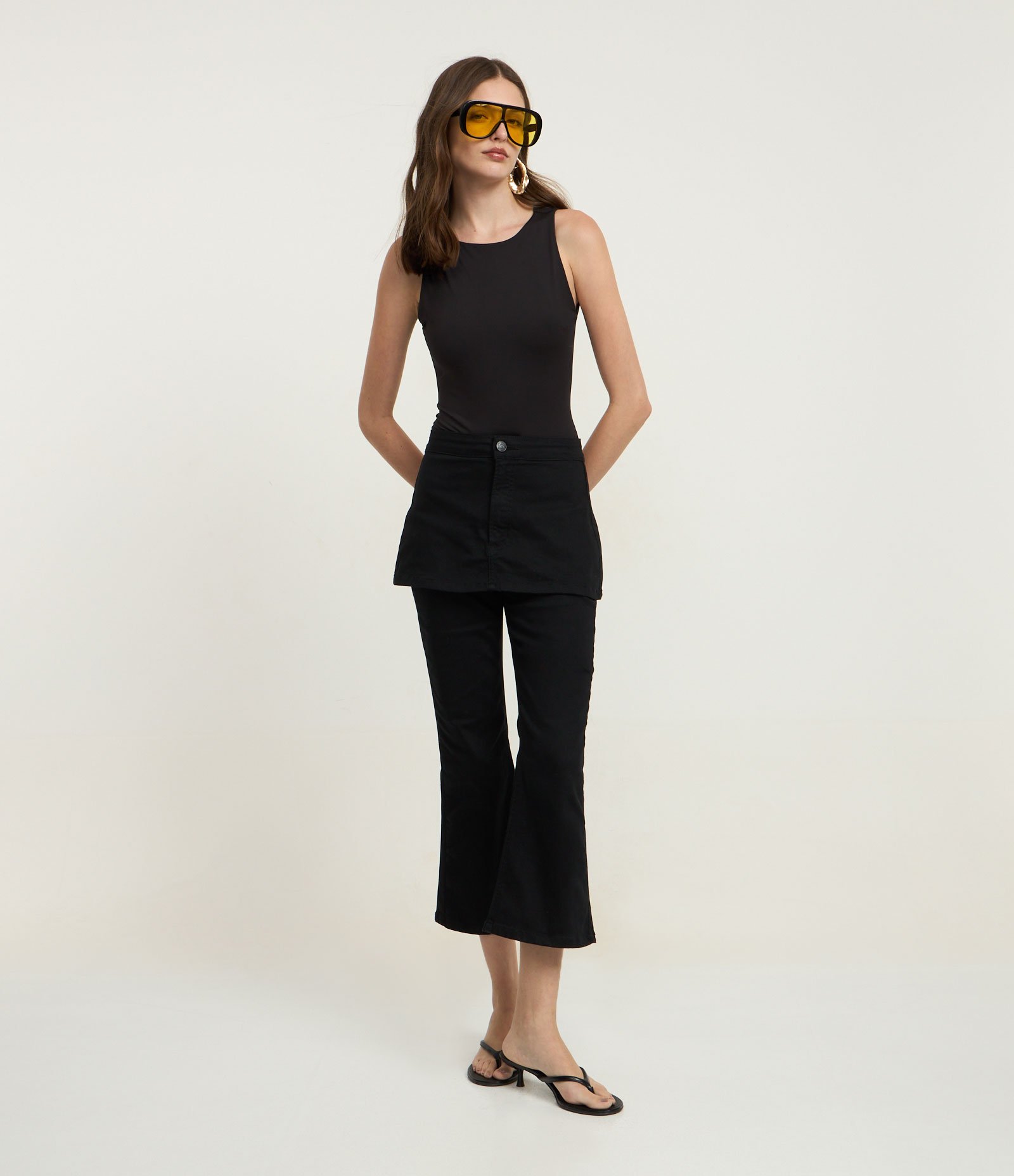 Body em Helanca com Recorte de Coração nas Costas Preto 3