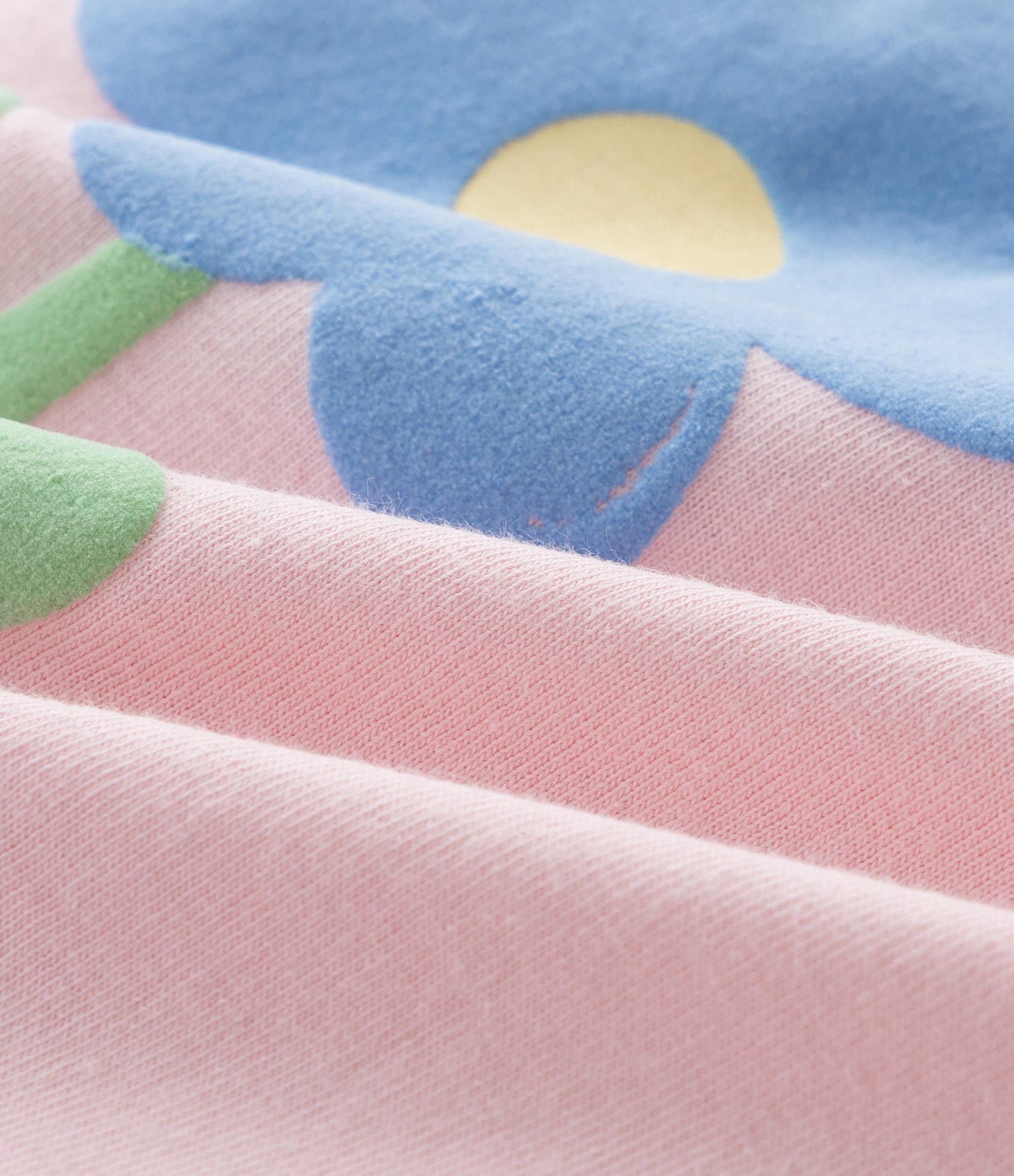 Camiseta Relaxed em Algodão Estampa Flor - Tam 1 a 6 anos Rosa 3