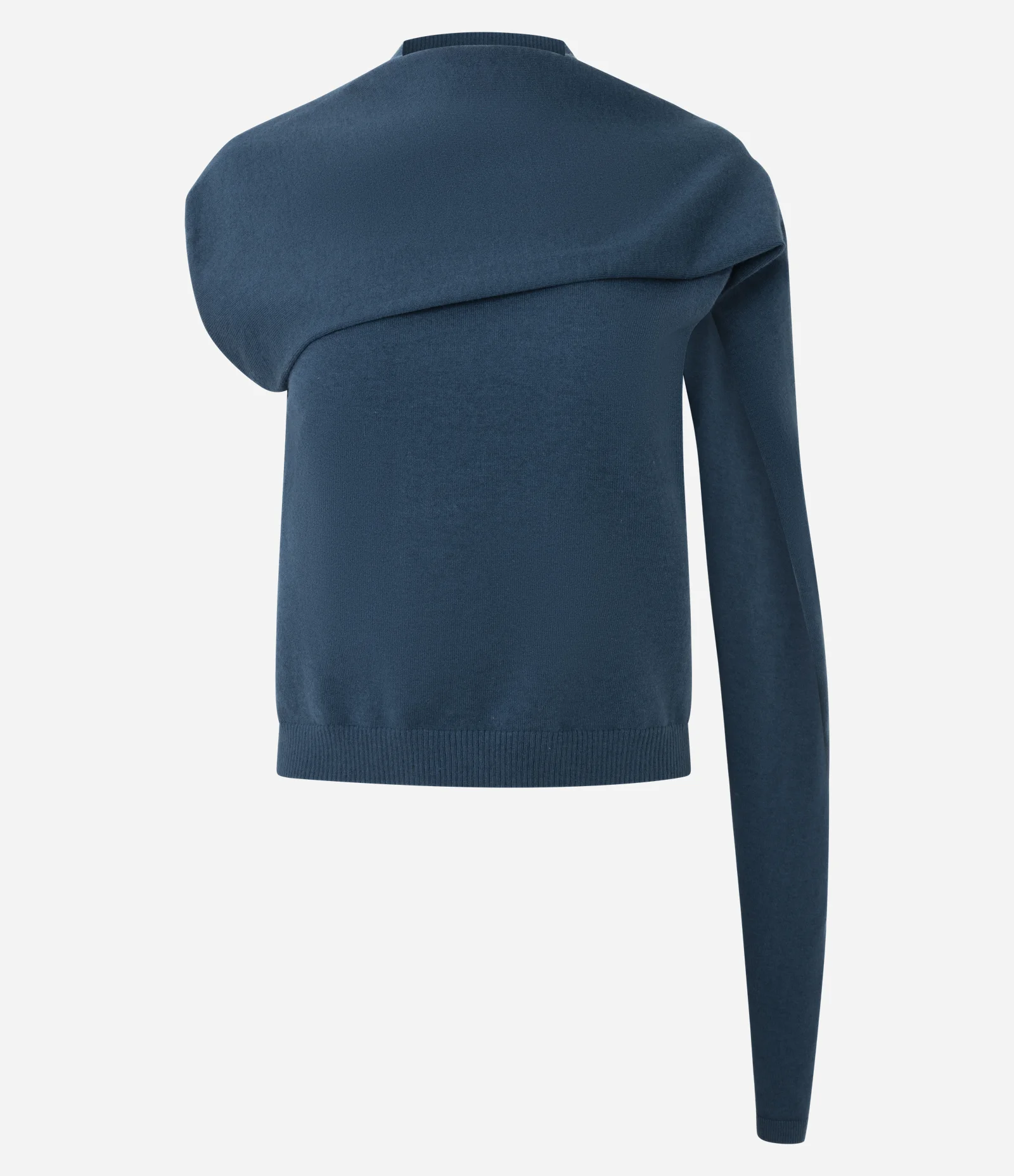 Colete Regular em Tricô com Echarpe Verde 1