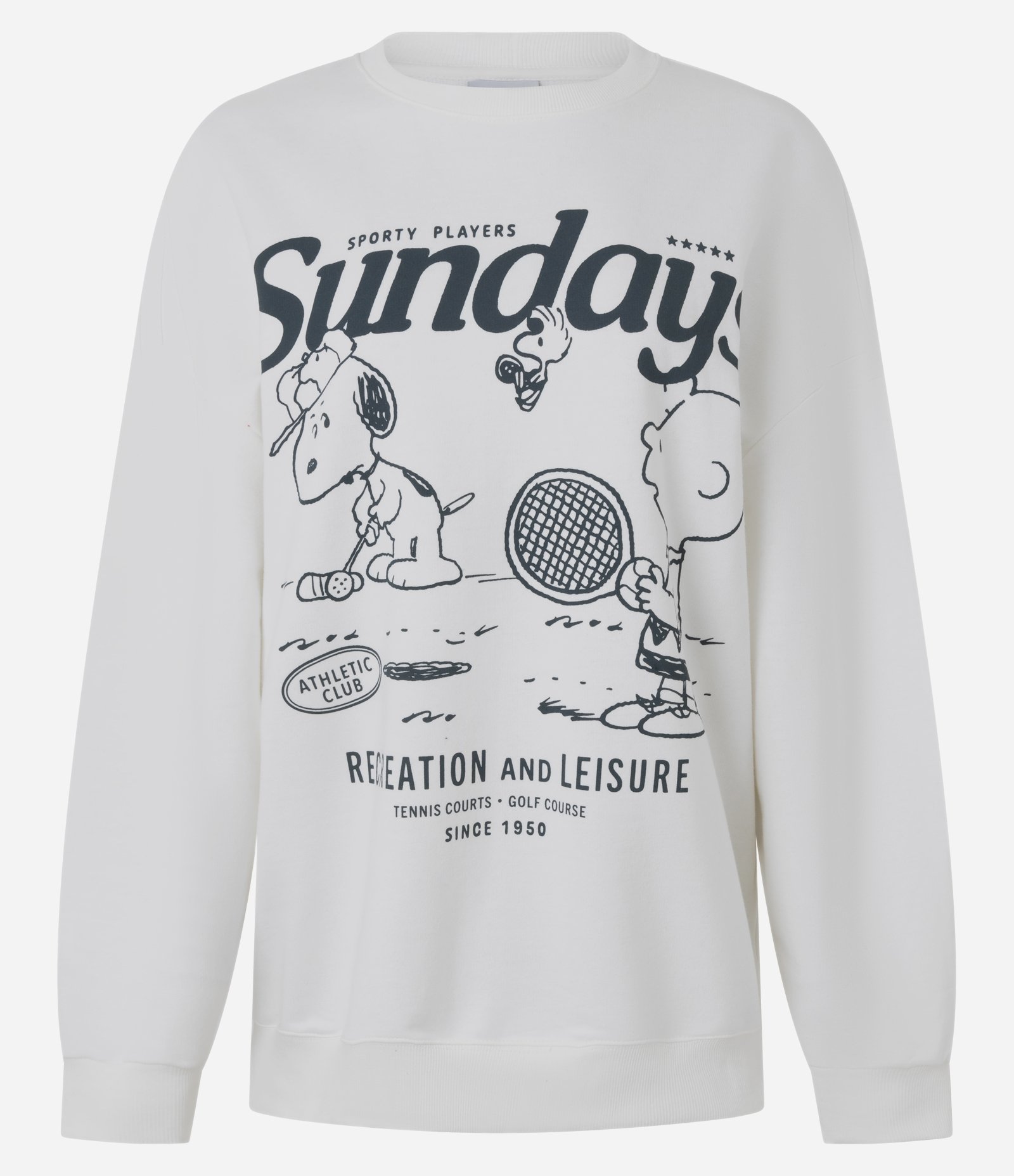 Moletom Fechado com Estampa Snoopy Sunday Branco 5