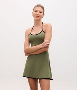 Macaquinho Frente Única em Microfibra com Short Interno