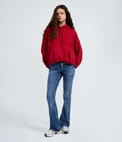Calça Flare em Jeans com Cintura Média Five Pockets