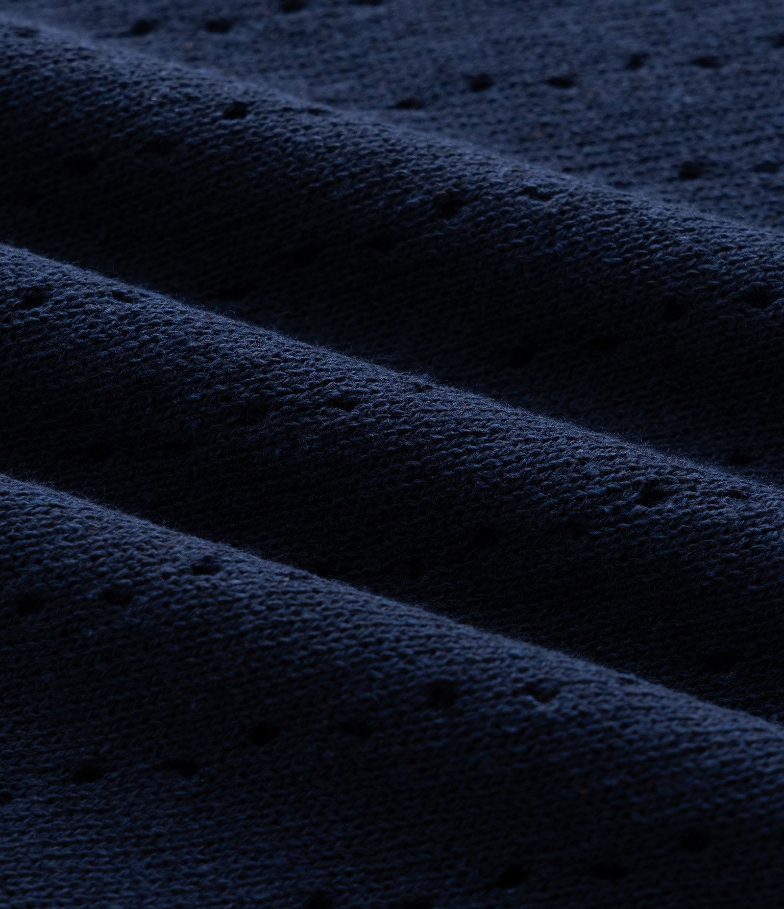 Camiseta Regular Manga Curta Texturizada Azul 7